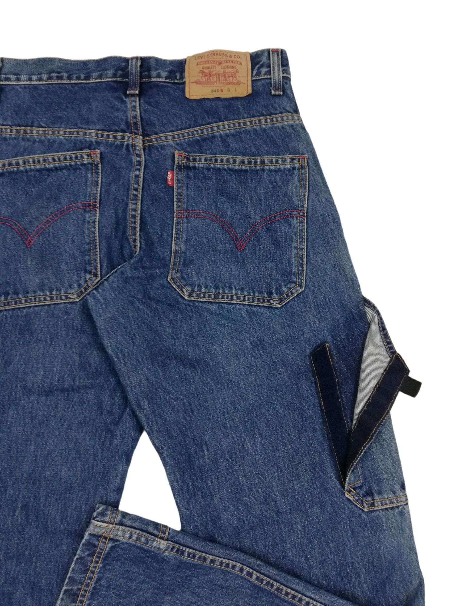 Levi's 🔥Levis Loose Straight Carpenter Cargo Denim Workwear Jeans Size US 30 / EU 46 - 19 Thumbnail
