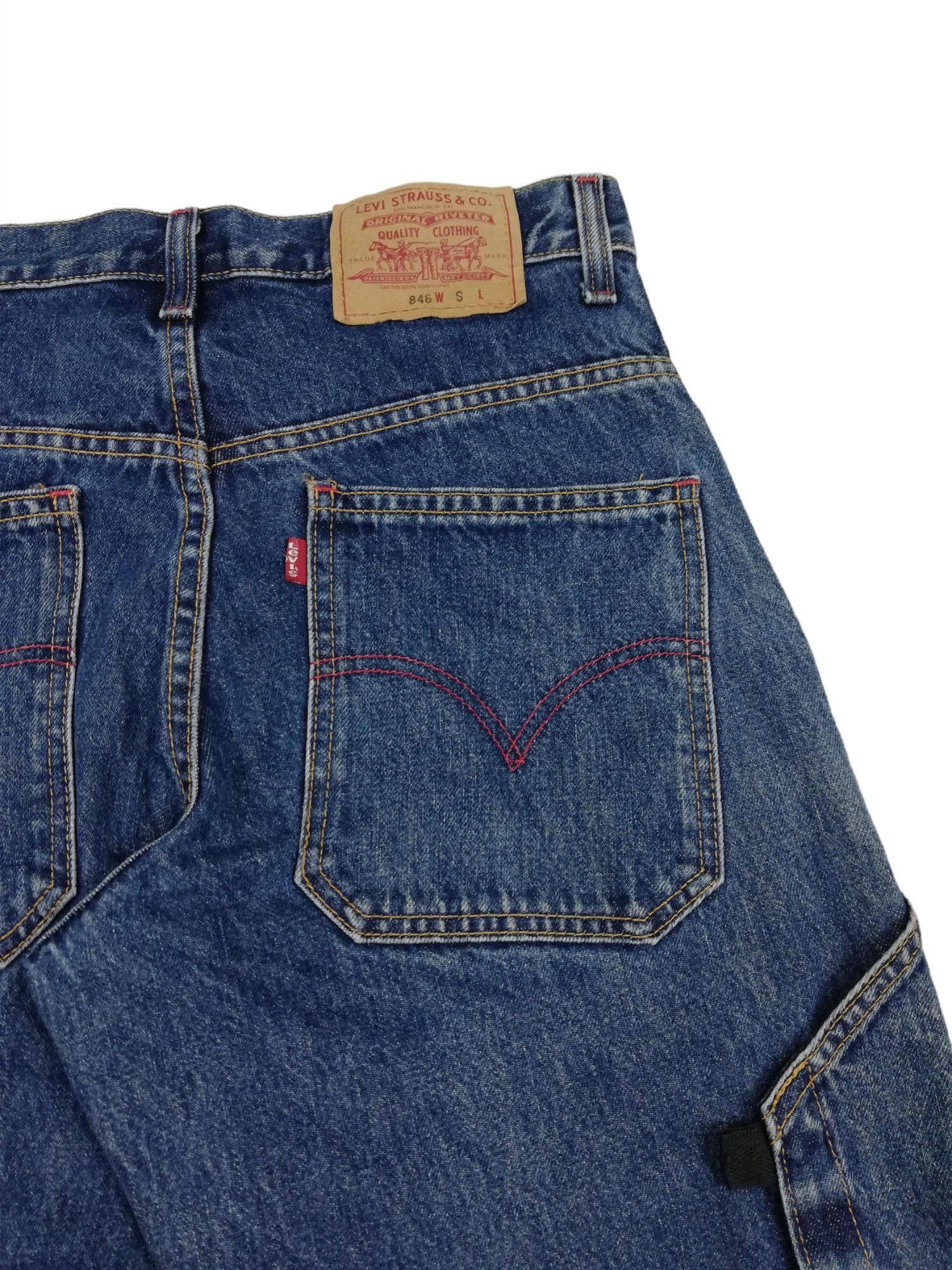 Levi's 🔥Levis Loose Straight Carpenter Cargo Denim Workwear Jeans Size US 30 / EU 46 - 21 Thumbnail