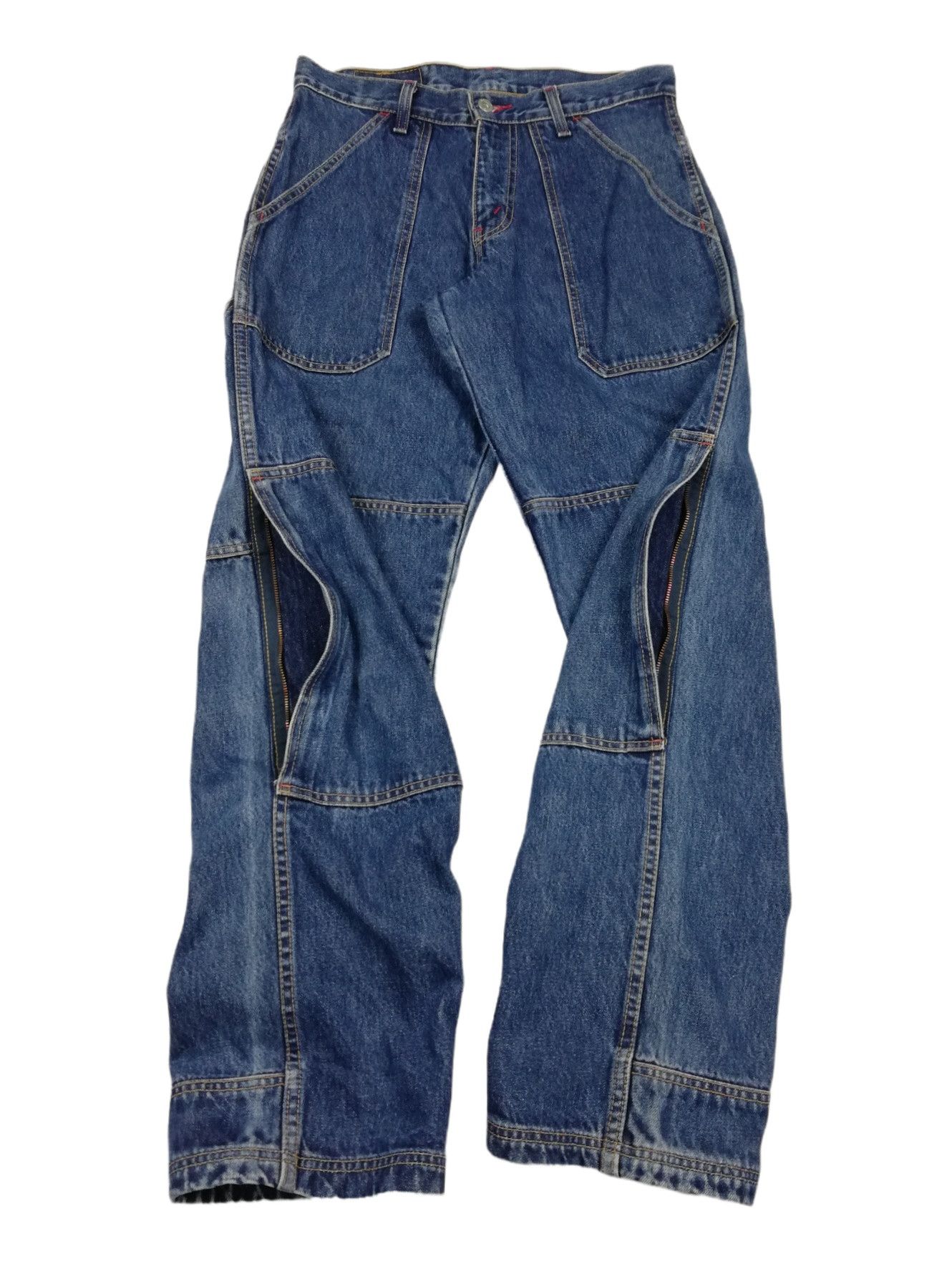 Levi's 🔥Levis Loose Straight Carpenter Cargo Denim Workwear Jeans Size US 30 / EU 46 - 8 Thumbnail