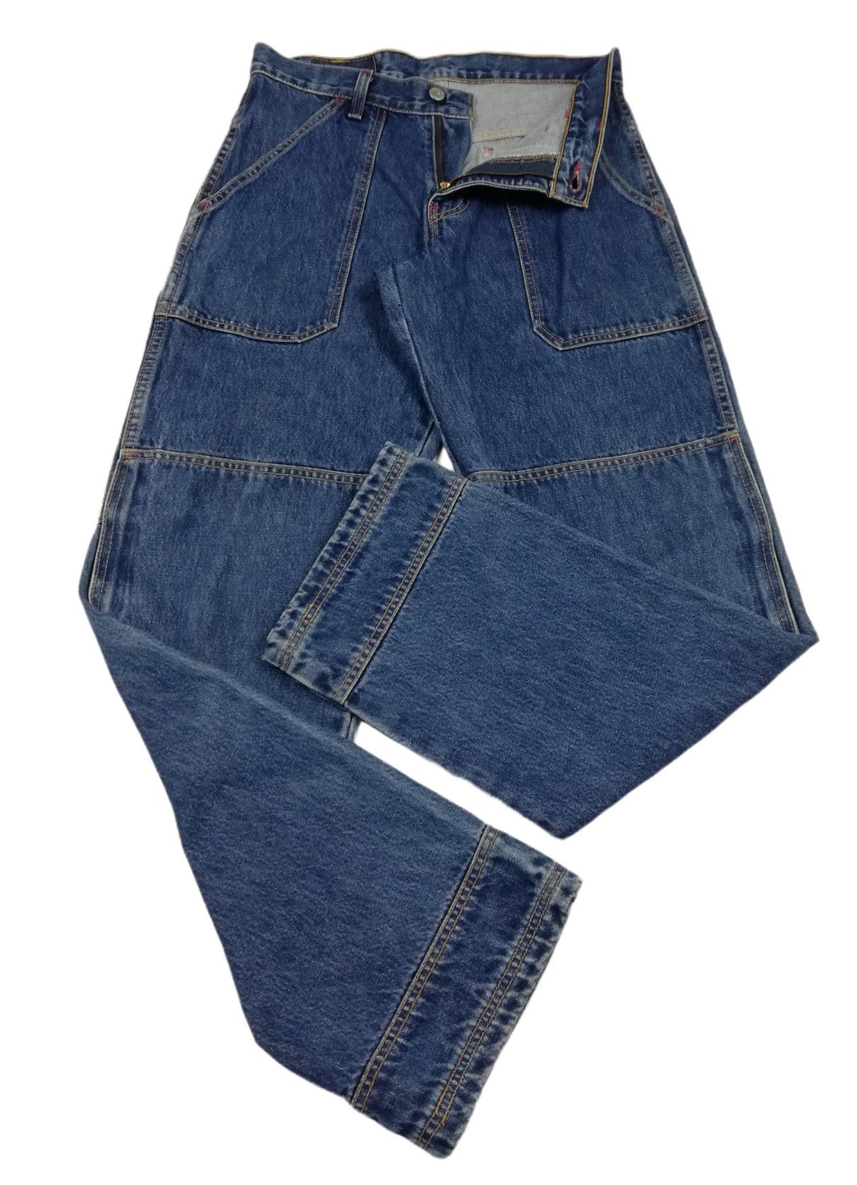 Levi's 🔥Levis Loose Straight Carpenter Cargo Denim Workwear Jeans Size US 30 / EU 46 - 9 Thumbnail