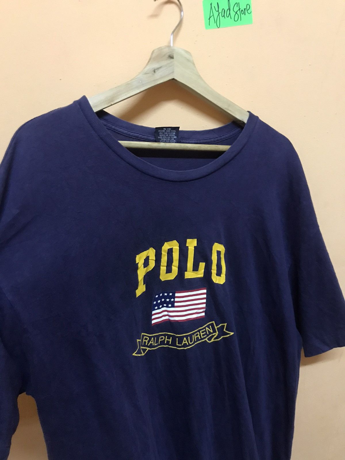 Polo Ralph Lauren × Vintage ‼️VTG 90s TSHIRT RALPH LAUREN POLO USA‼️ Size US XL / EU 56 / 4 - 4 Thumbnail
