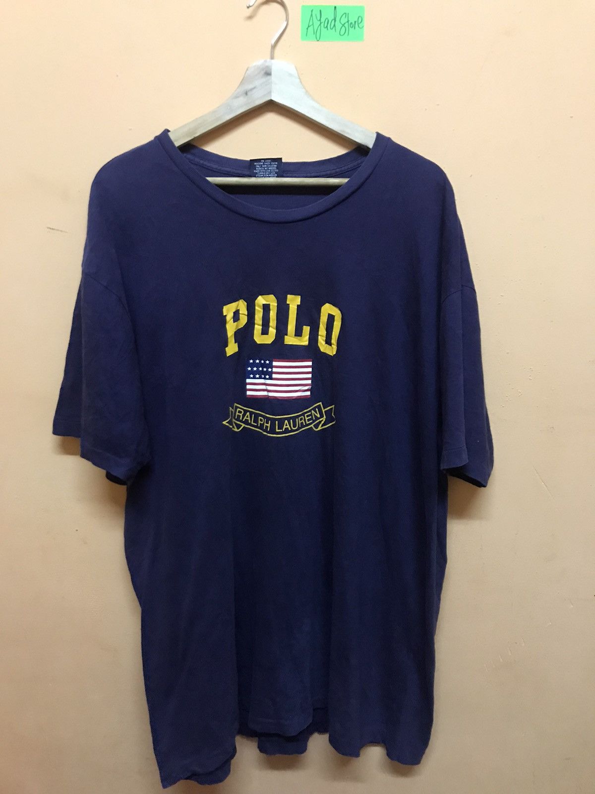Polo Ralph Lauren × Vintage ‼️VTG 90s TSHIRT RALPH LAUREN POLO USA‼️ Size US XL / EU 56 / 4 - 2 Thumbnail