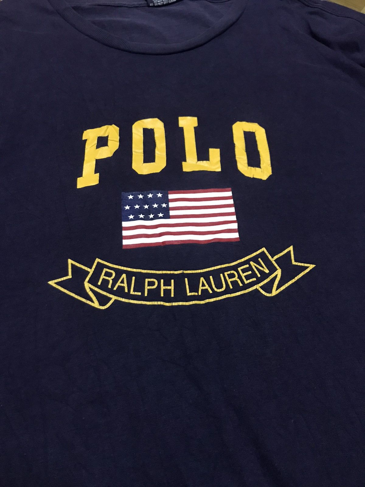 Polo Ralph Lauren × Vintage ‼️VTG 90s TSHIRT RALPH LAUREN POLO USA‼️ Size US XL / EU 56 / 4 - 1 Thumbnail
