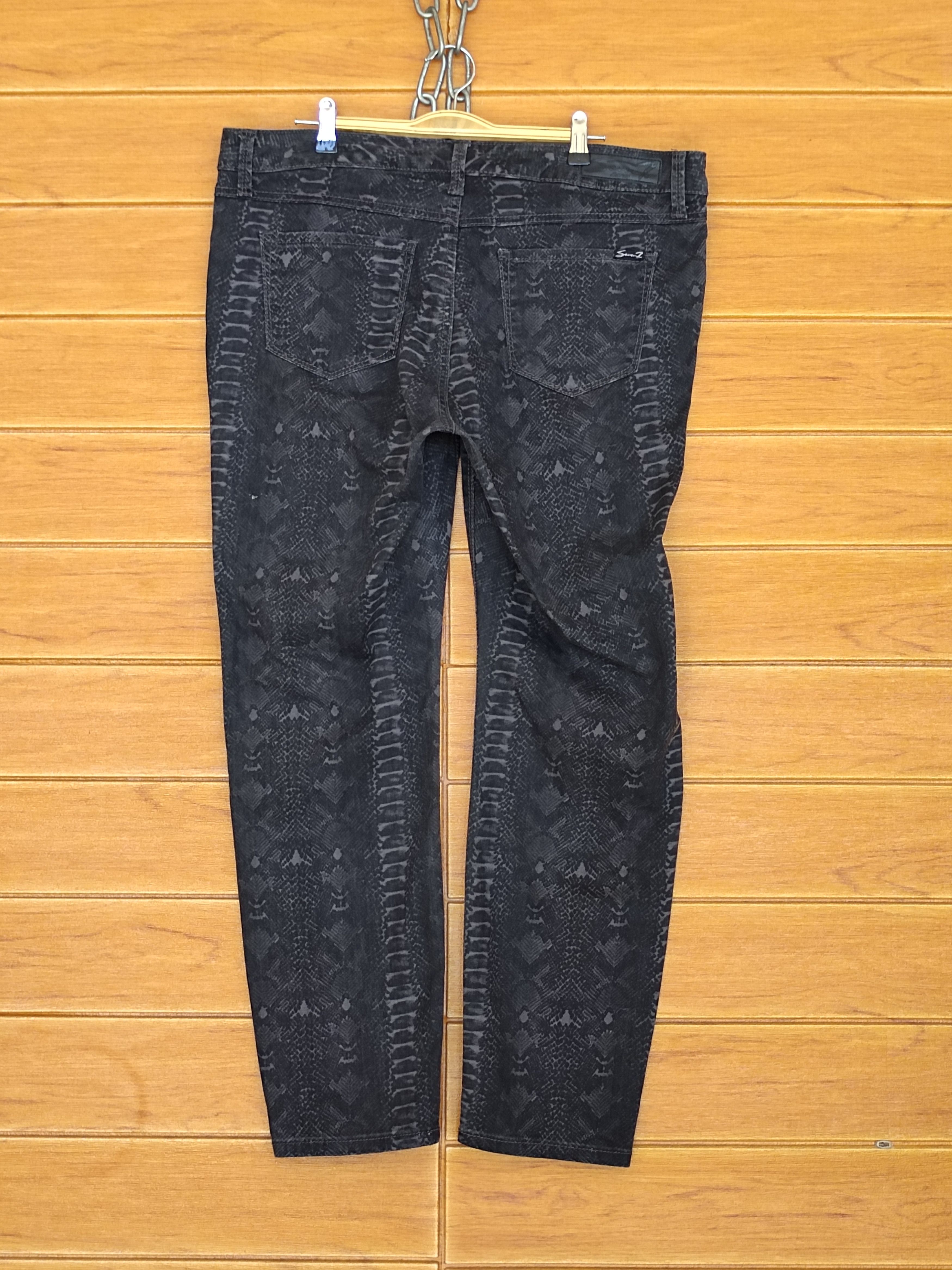 If Six Was Nine SEVEN 7 Skinny Pants As Worn By Renton In Trainspotting Size US 35 - 10 Thumbnail