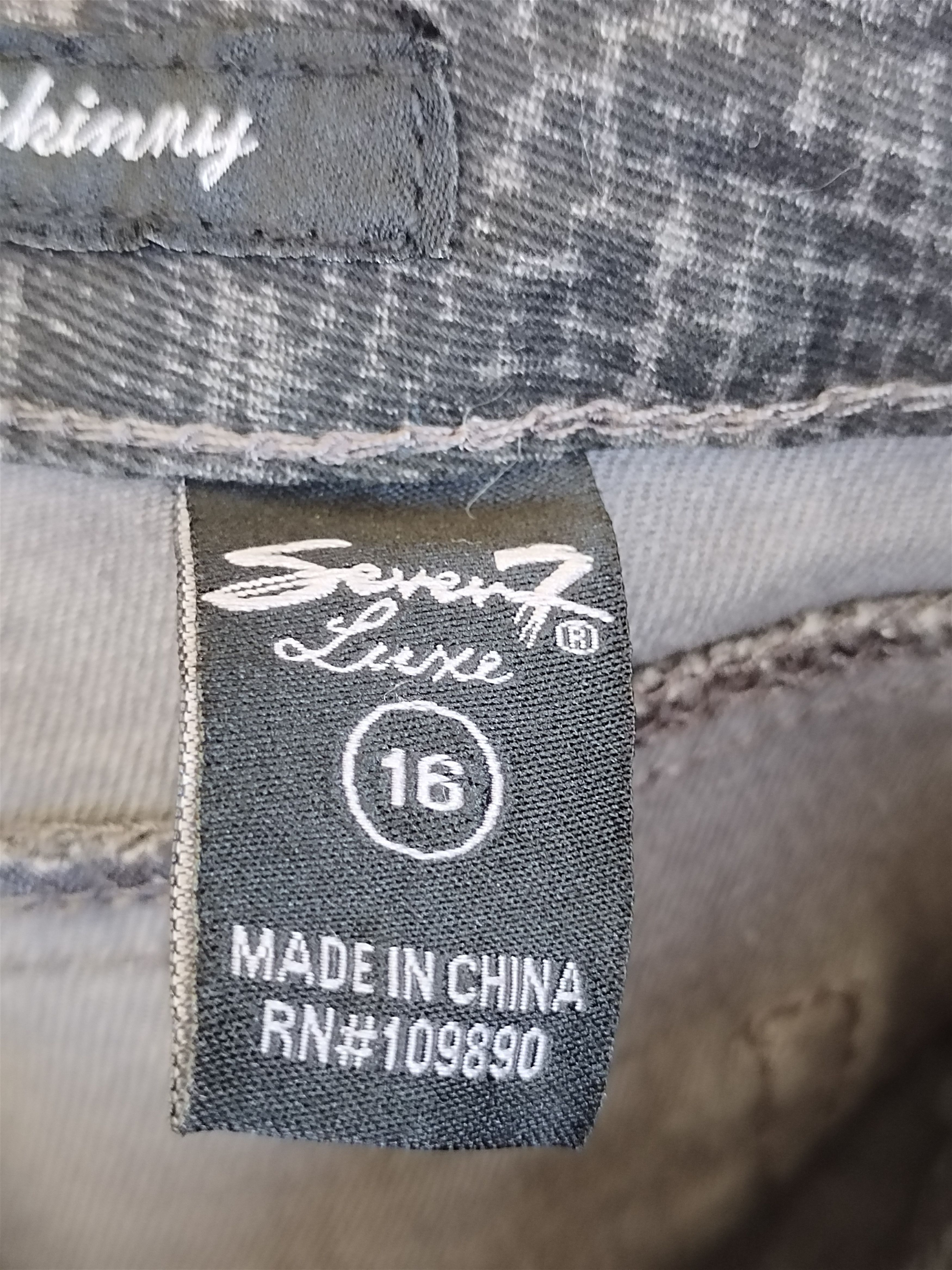 If Six Was Nine SEVEN 7 Skinny Pants As Worn By Renton In Trainspotting Size US 35 - 20 Thumbnail
