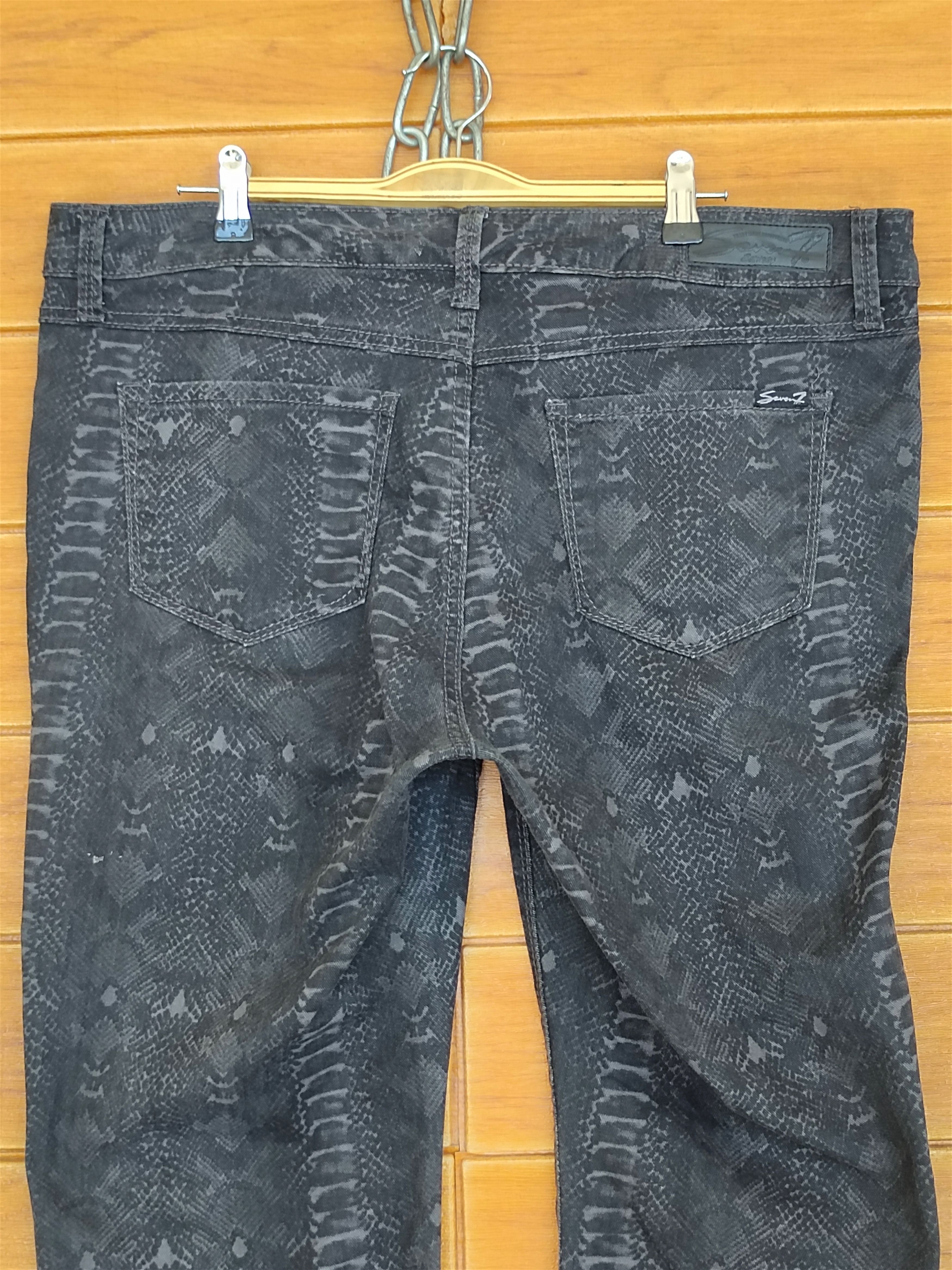 If Six Was Nine SEVEN 7 Skinny Pants As Worn By Renton In Trainspotting Size US 35 - 11 Thumbnail