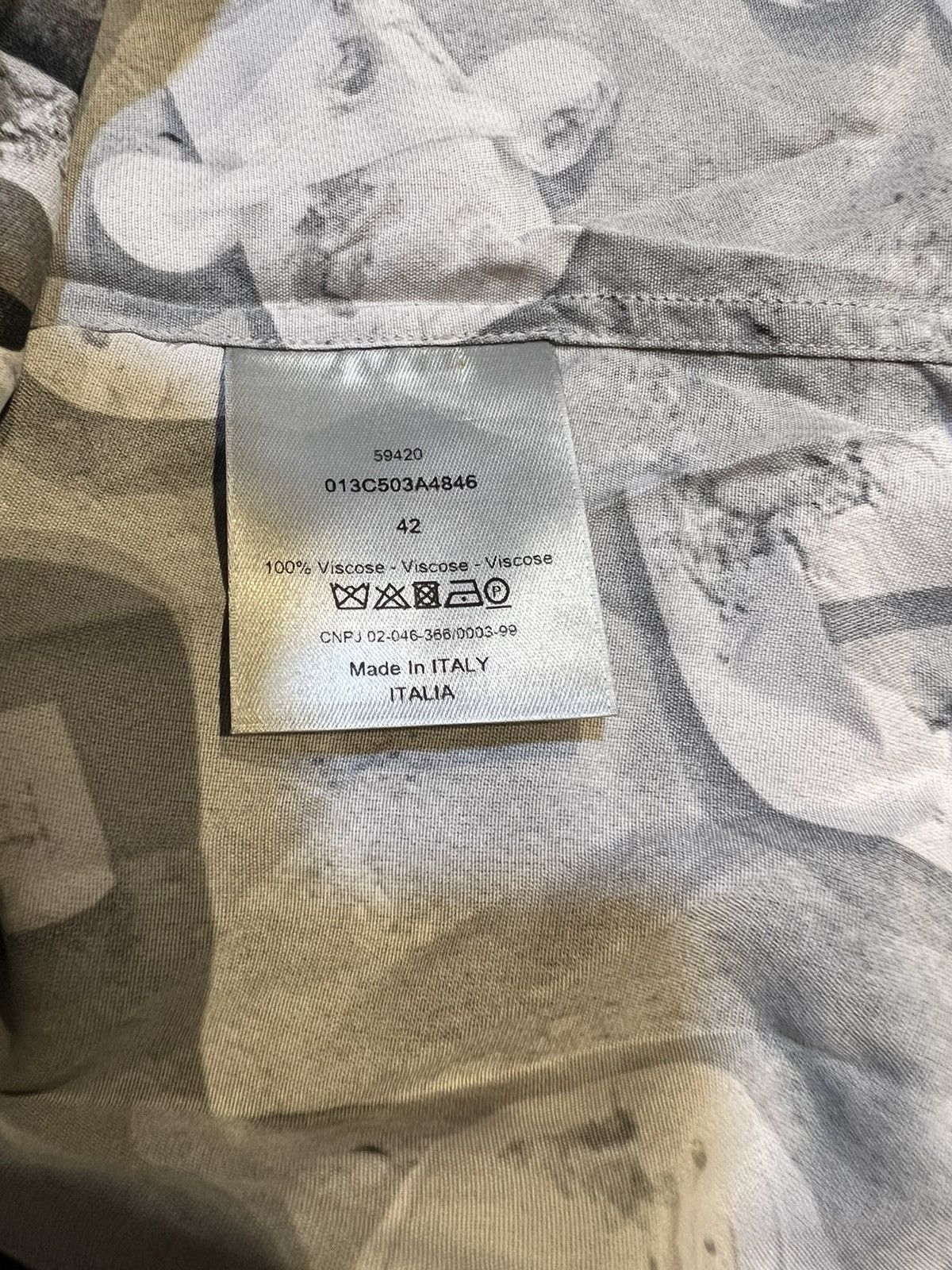 Daniel Arsham DIOR X DANIEL ARSHAM SHIRT Size US XL / EU 56 / 4 - 4 Thumbnail