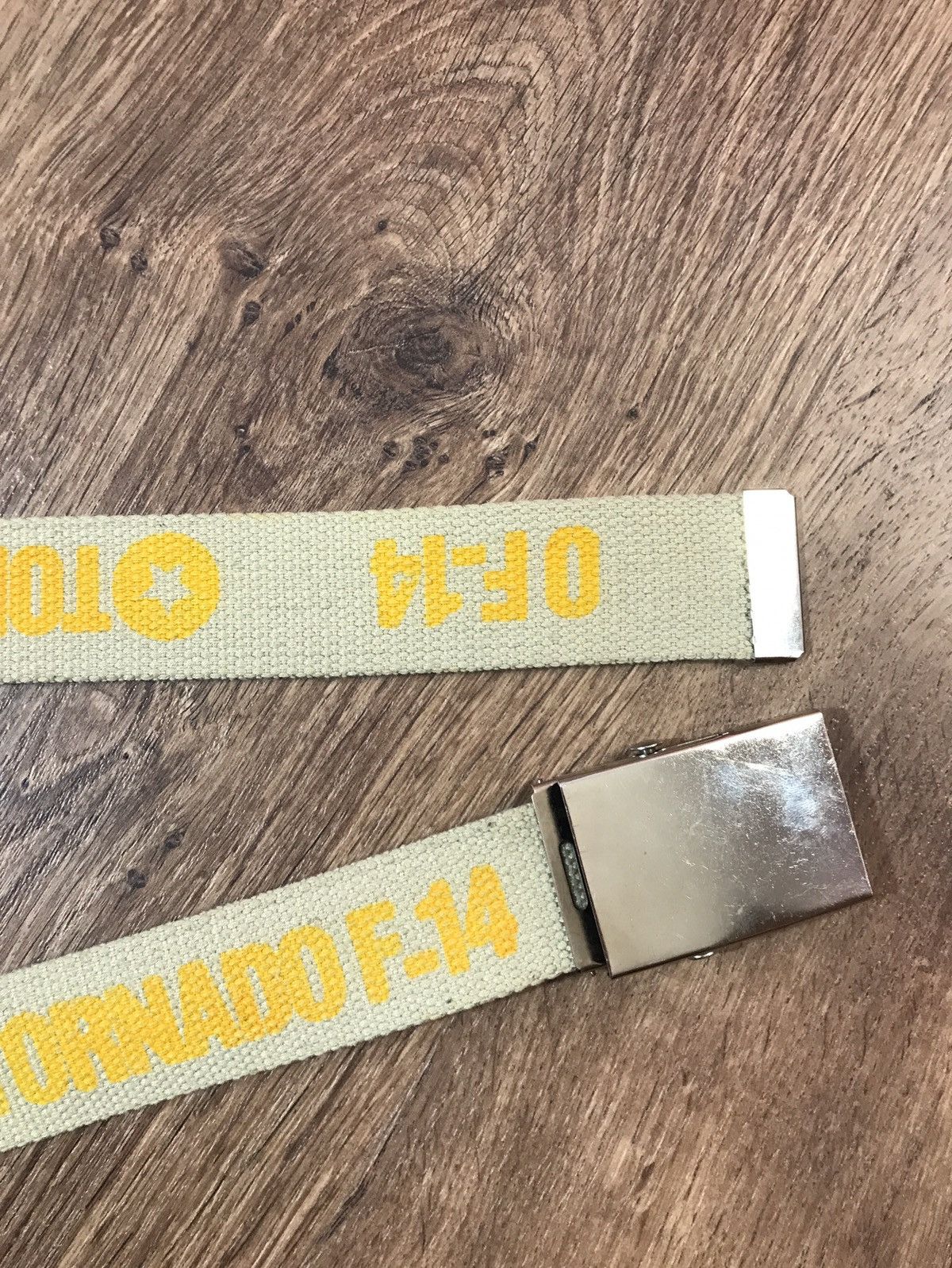 Japanese Brand × Sex Skateboards Tornado F 14 Military cotton belt Size ONE SIZE - 8 Thumbnail
