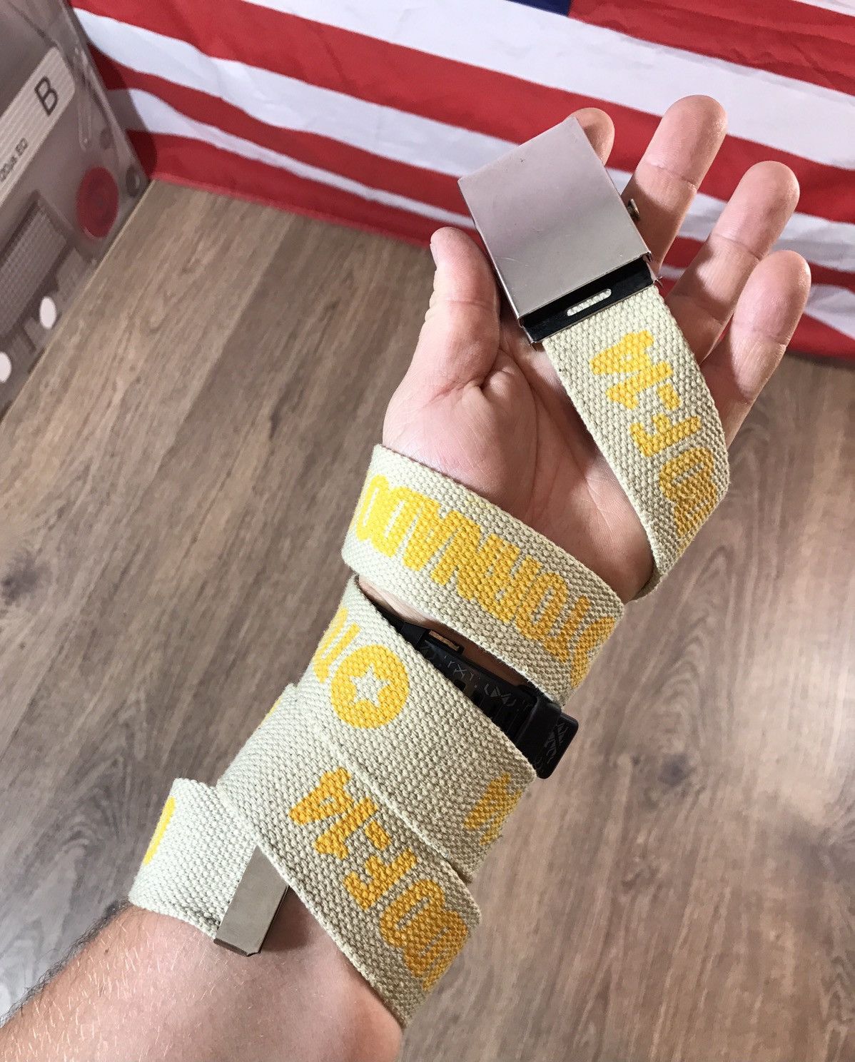 Japanese Brand × Sex Skateboards Tornado F 14 Military cotton belt Size ONE SIZE - 1 Thumbnail