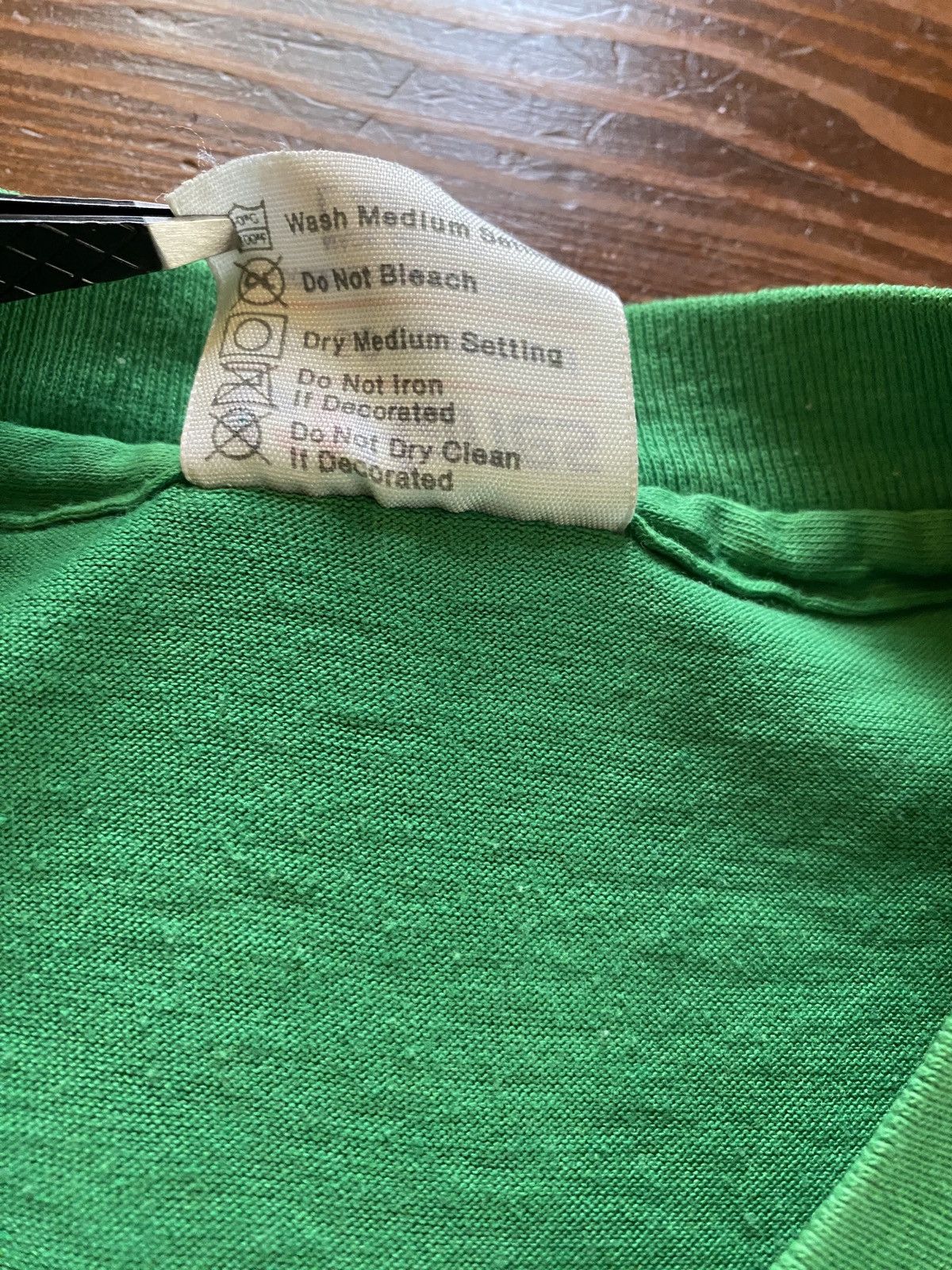 Hanes Vintage 80’s Breyers Ice Cream Green Single Stitch Tee Size US M / EU 48-50 / 2 - 15 Thumbnail