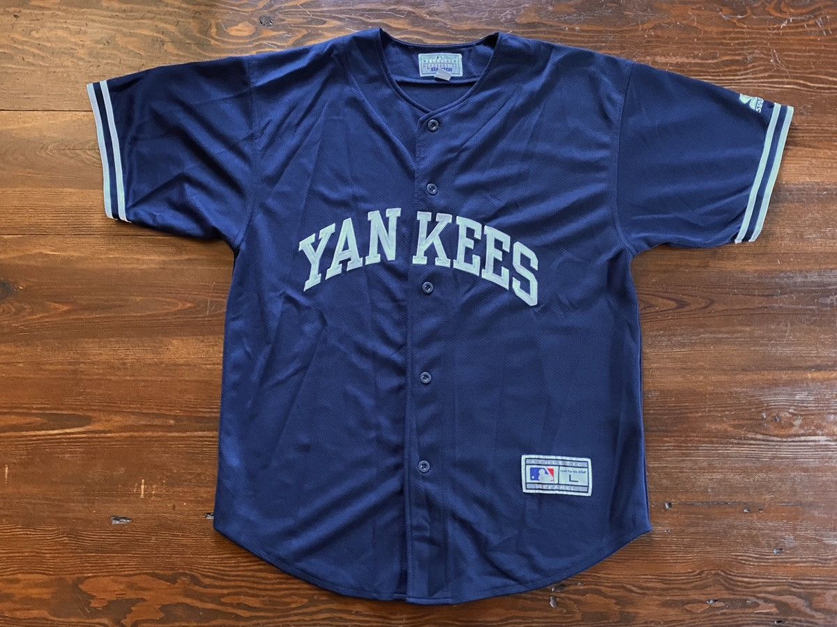 Starter Vintage 90’s New York Yankees Starter Baseball Jersey Size US L / EU 52-54 / 3 - 2 Thumbnail