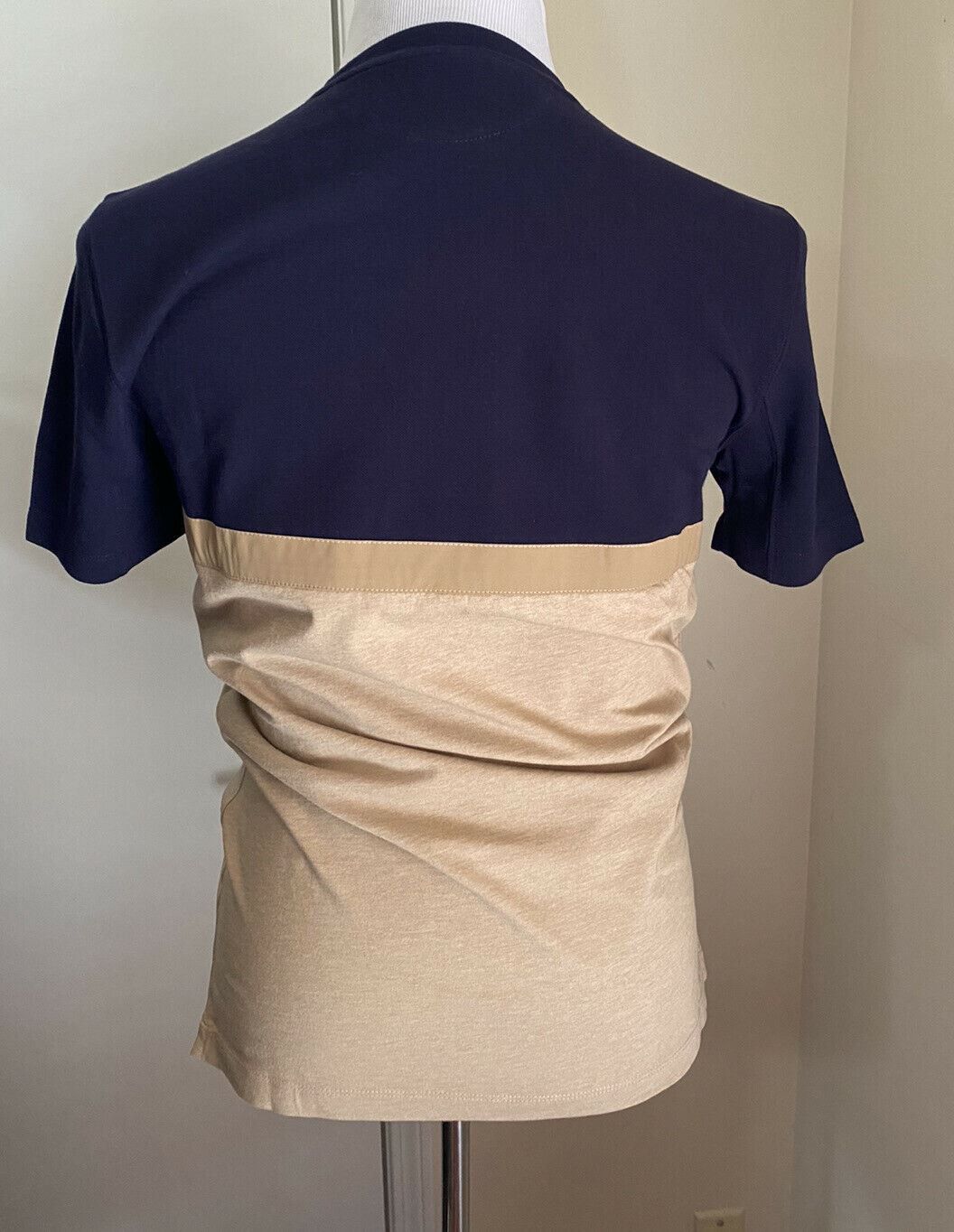 Brunello Cucinelli T-Shirt in Blue & Brown Size US S / EU 44-46 / 1 - 5 Thumbnail