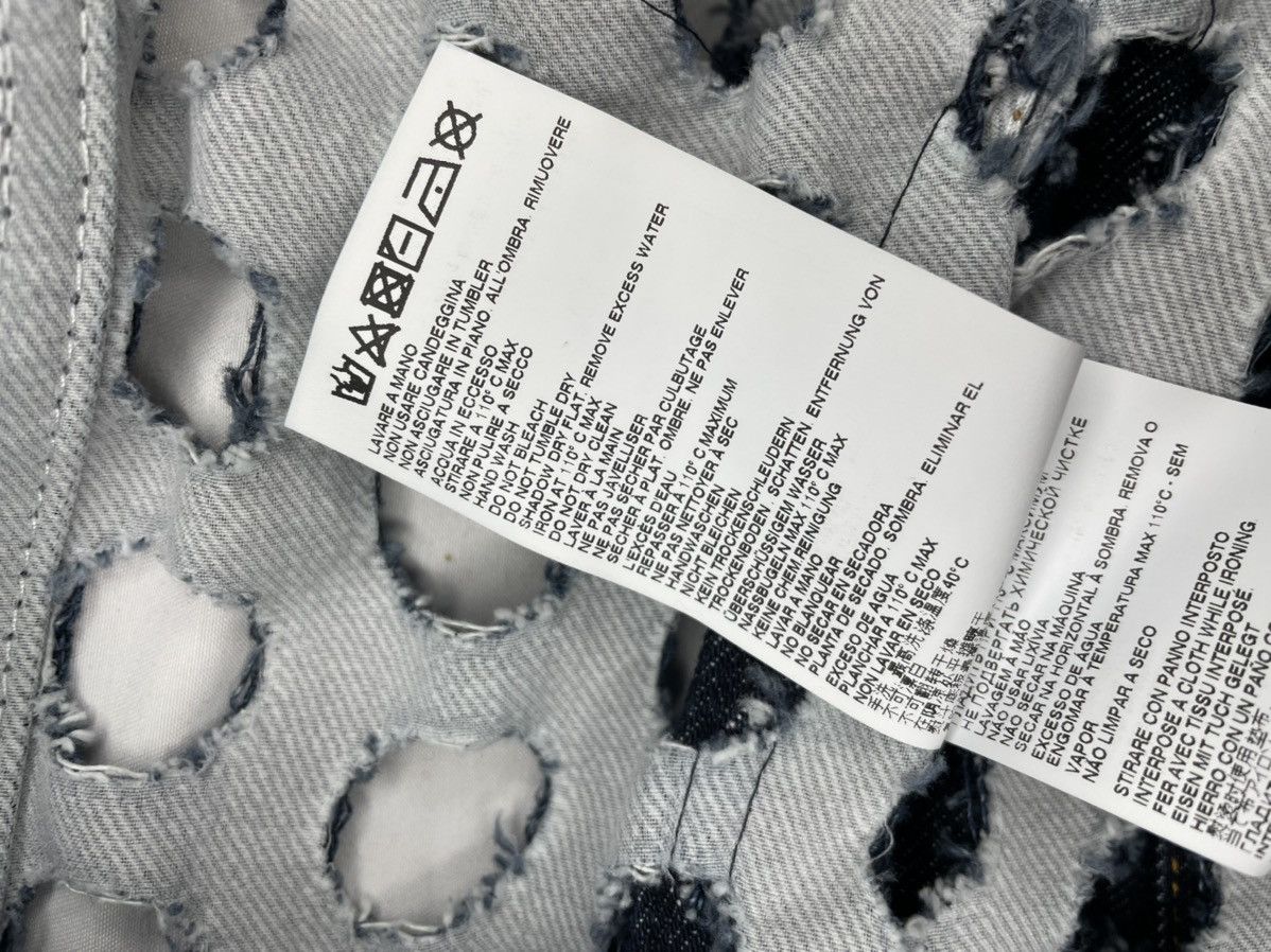 Maison Margiela Maison Margiela Punch Hole Denim Jacket Size XS / US 0-2 / IT 36-38 - 7 Thumbnail