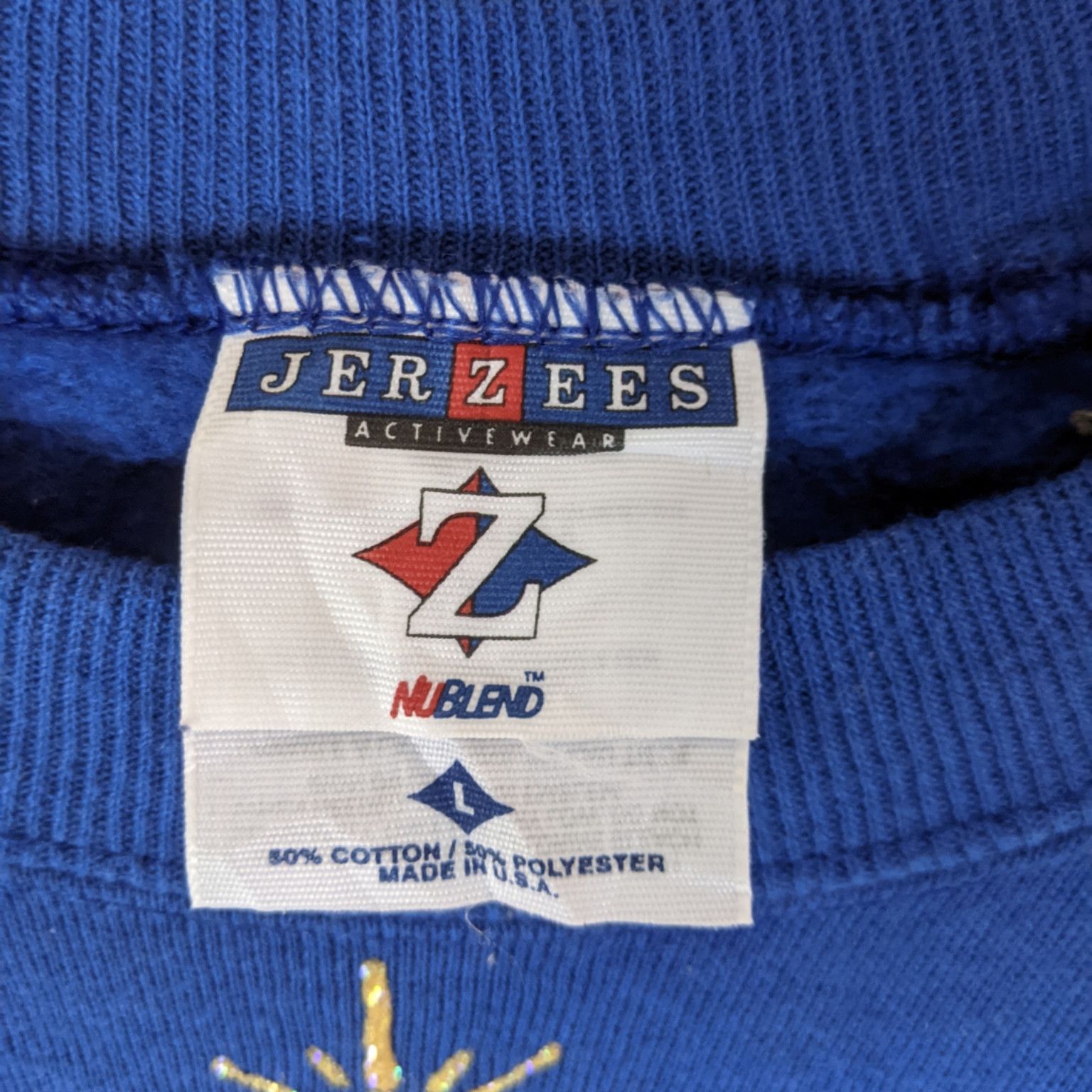 Jerzees 90's JERZEES Fairy Tail Cupid Christmas Jumper Sweatshirt Size US L / EU 52-54 / 3 - 11 Thumbnail