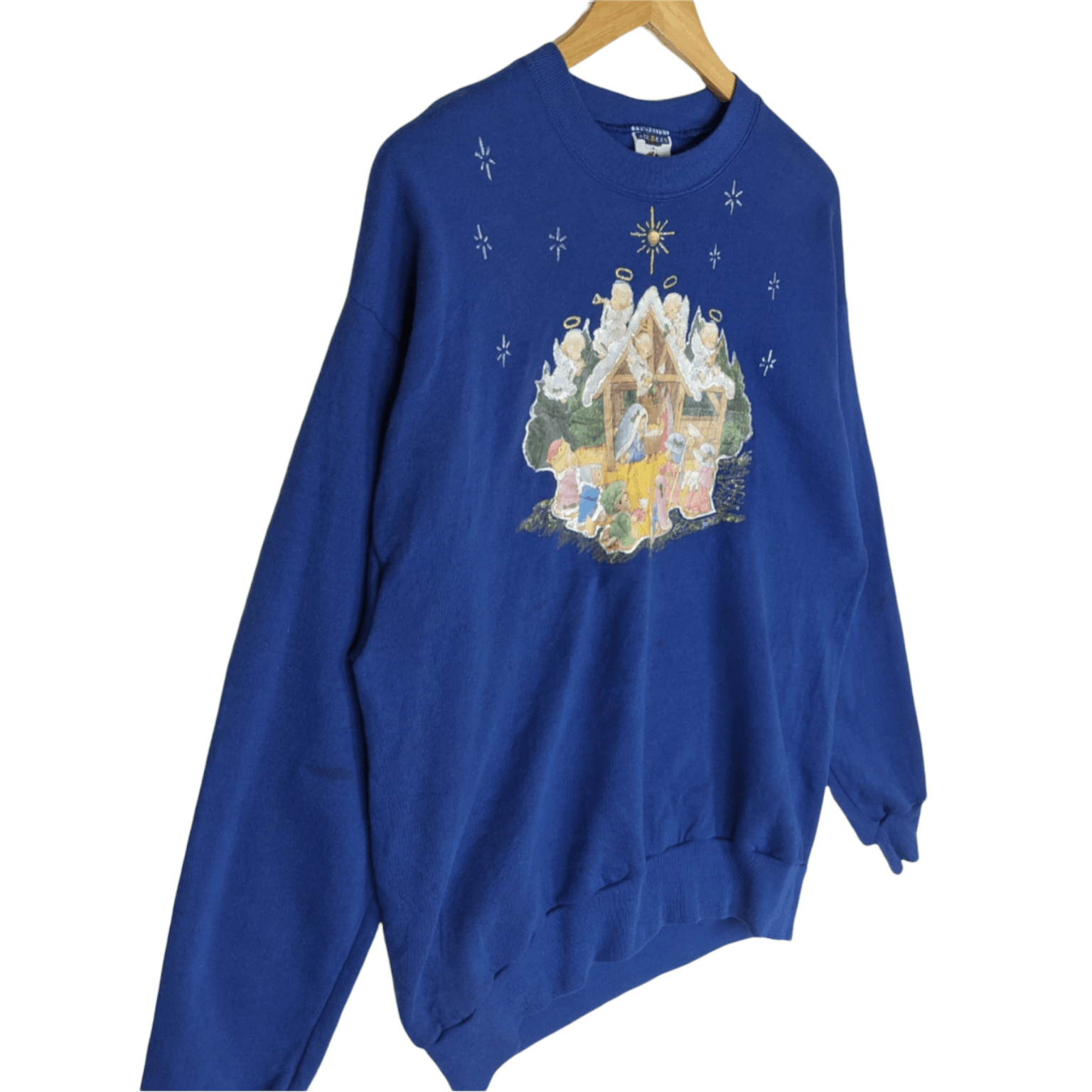 Jerzees 90's JERZEES Fairy Tail Cupid Christmas Jumper Sweatshirt Size US L / EU 52-54 / 3 - 3 Thumbnail