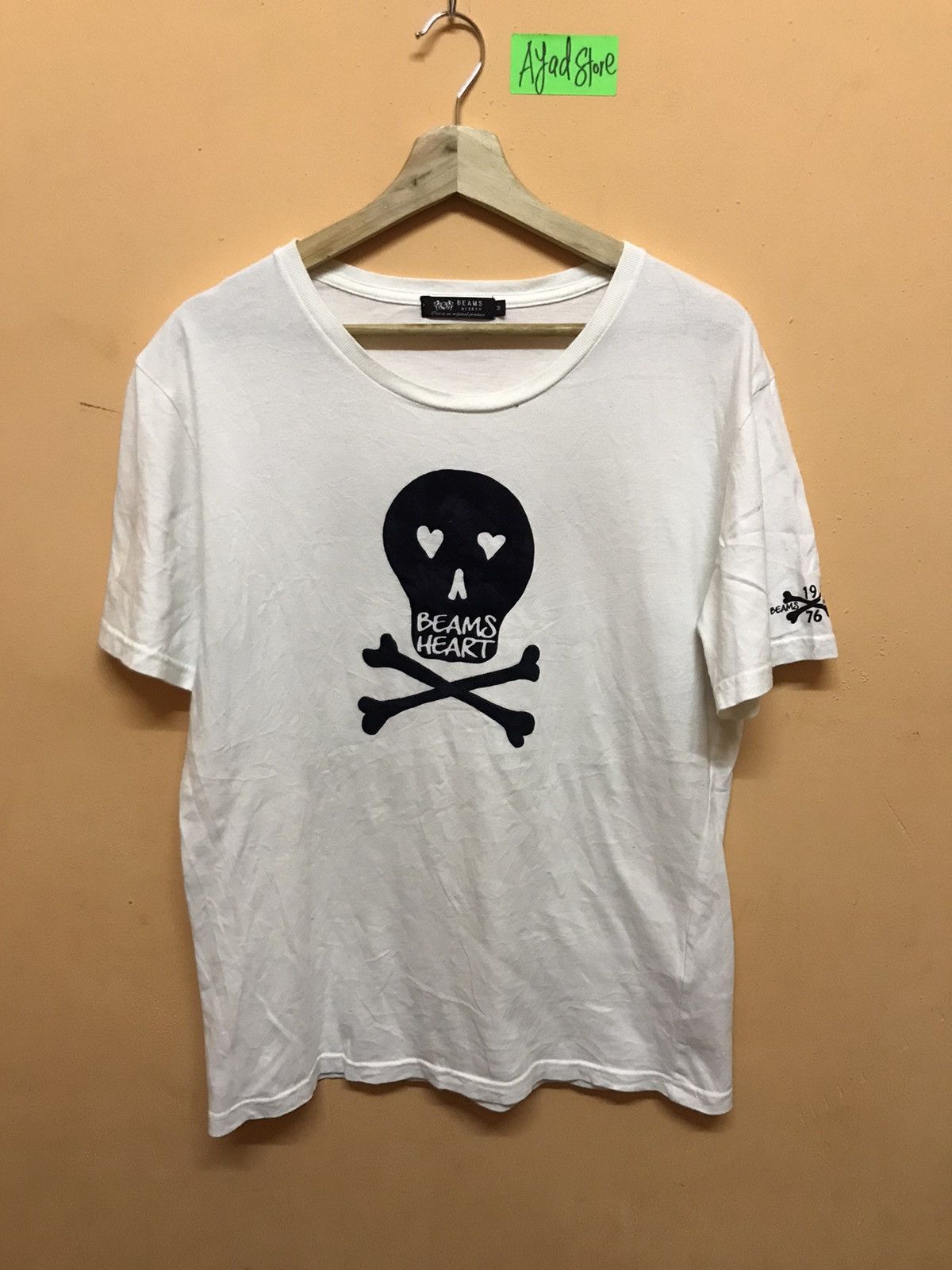 Beams Plus × Japanese Brand ‼️TSHIRT BEAMS HEART SKULL Size US M / EU 48-50 / 2 - 1 Thumbnail