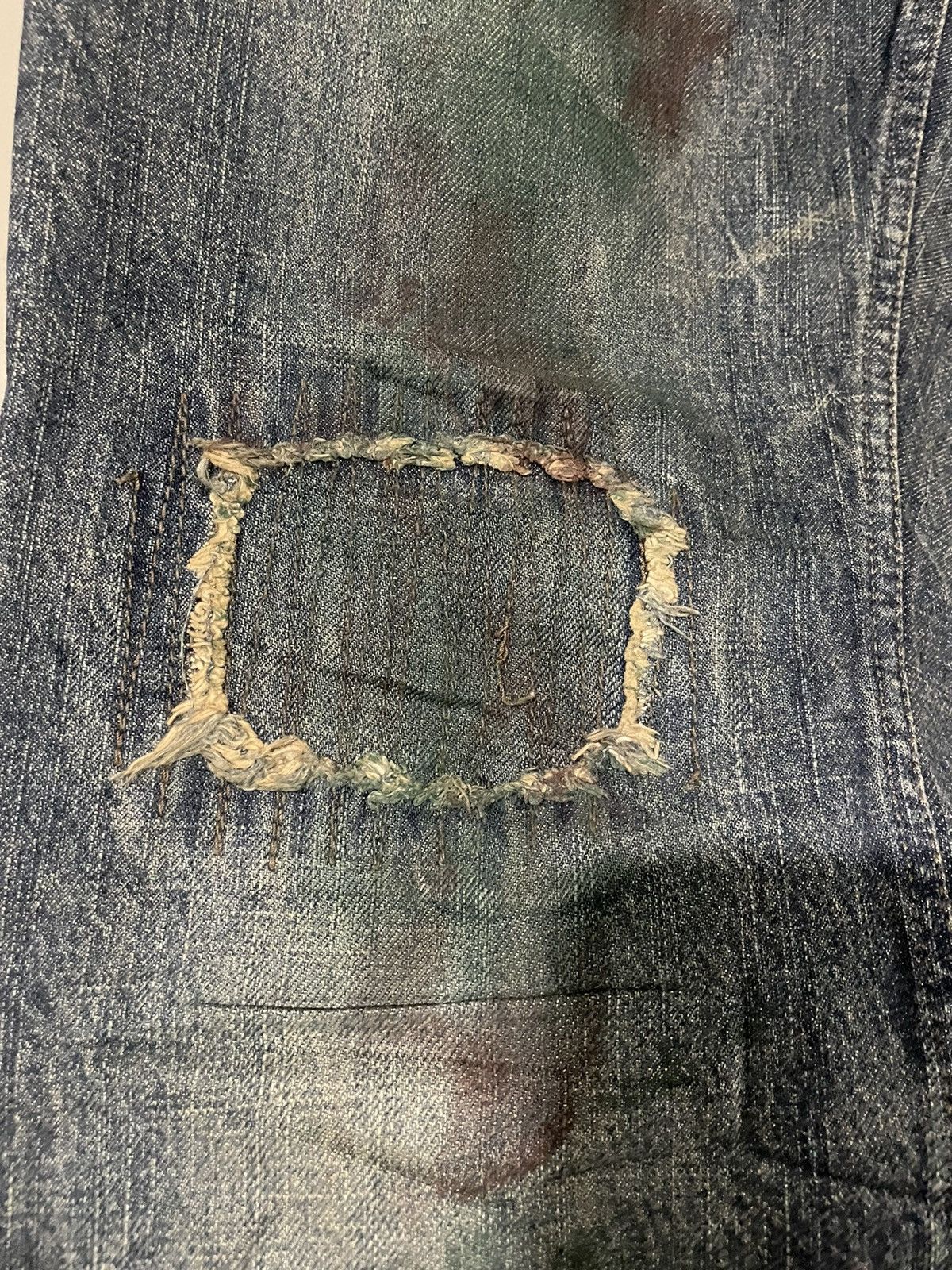 Japanese Brand Vintage 80s PPFM Button Fly Scovill Painter Jeans Size US 30 / EU 46 - 15 Thumbnail