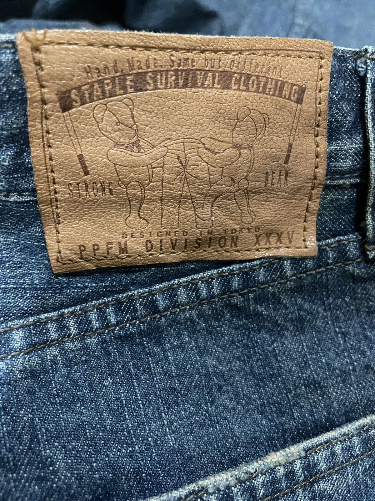 Japanese Brand Vintage 80s PPFM Button Fly Scovill Painter Jeans Size US 30 / EU 46 - 11 Thumbnail