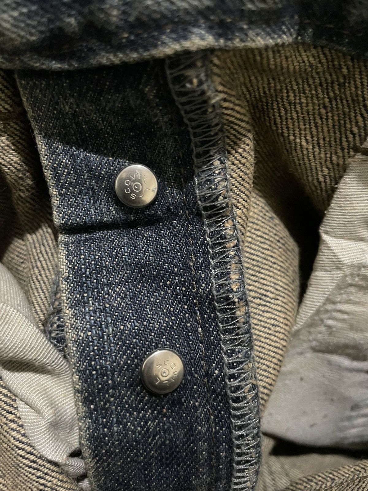 Japanese Brand Vintage 80s PPFM Button Fly Scovill Painter Jeans Size US 30 / EU 46 - 8 Thumbnail