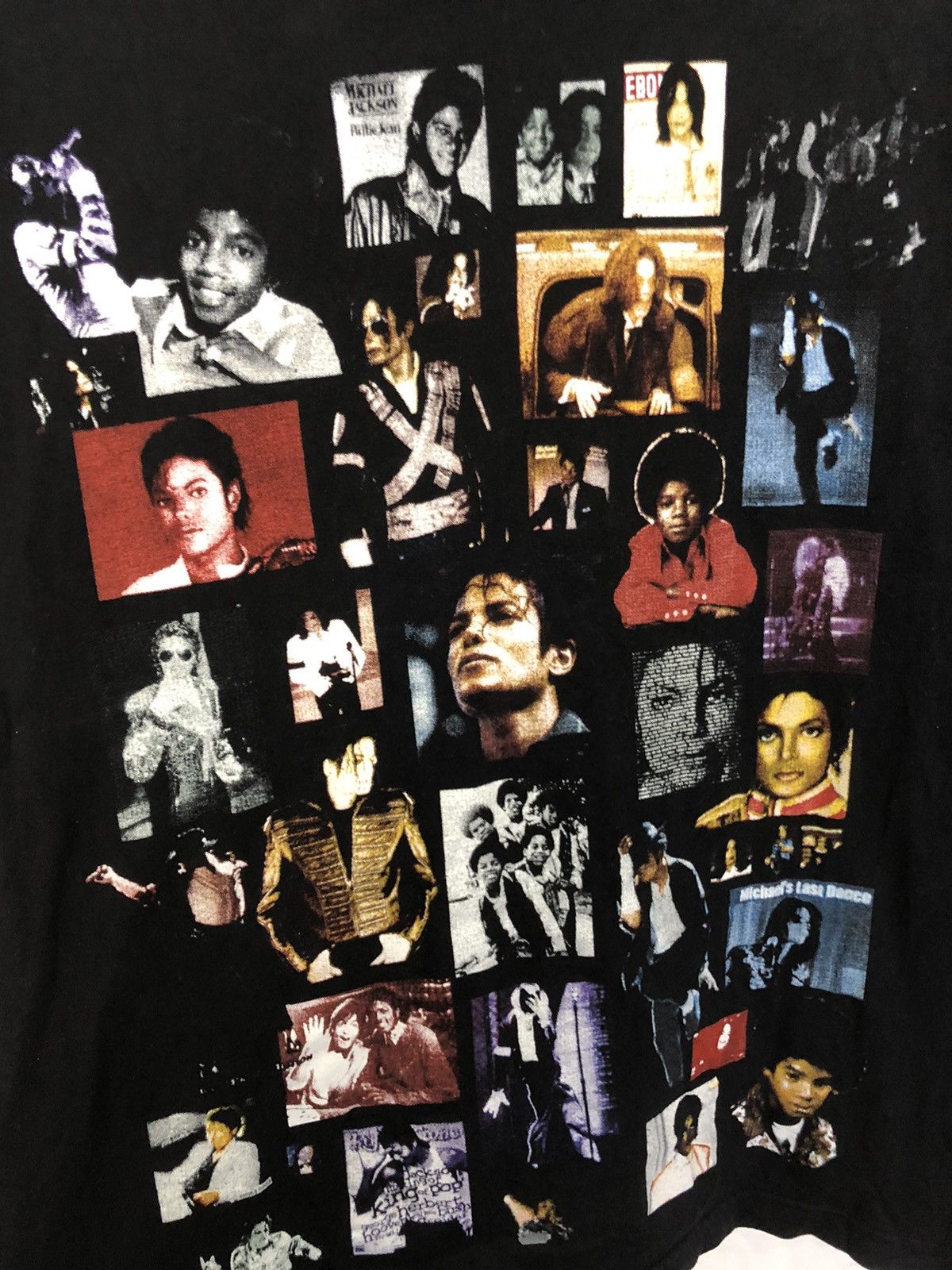 Band Tees × Michael Jackson Michael Jackson tees big print overprint bootlegs Thailand Size US L / EU 52-54 / 3 - 3 Thumbnail
