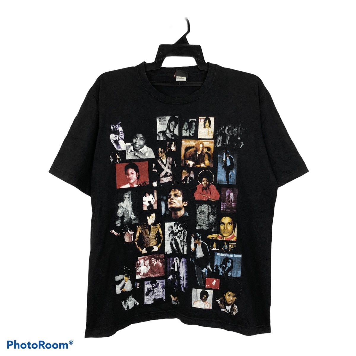 Band Tees × Michael Jackson Michael Jackson tees big print overprint bootlegs Thailand Size US L / EU 52-54 / 3 - 1 Thumbnail