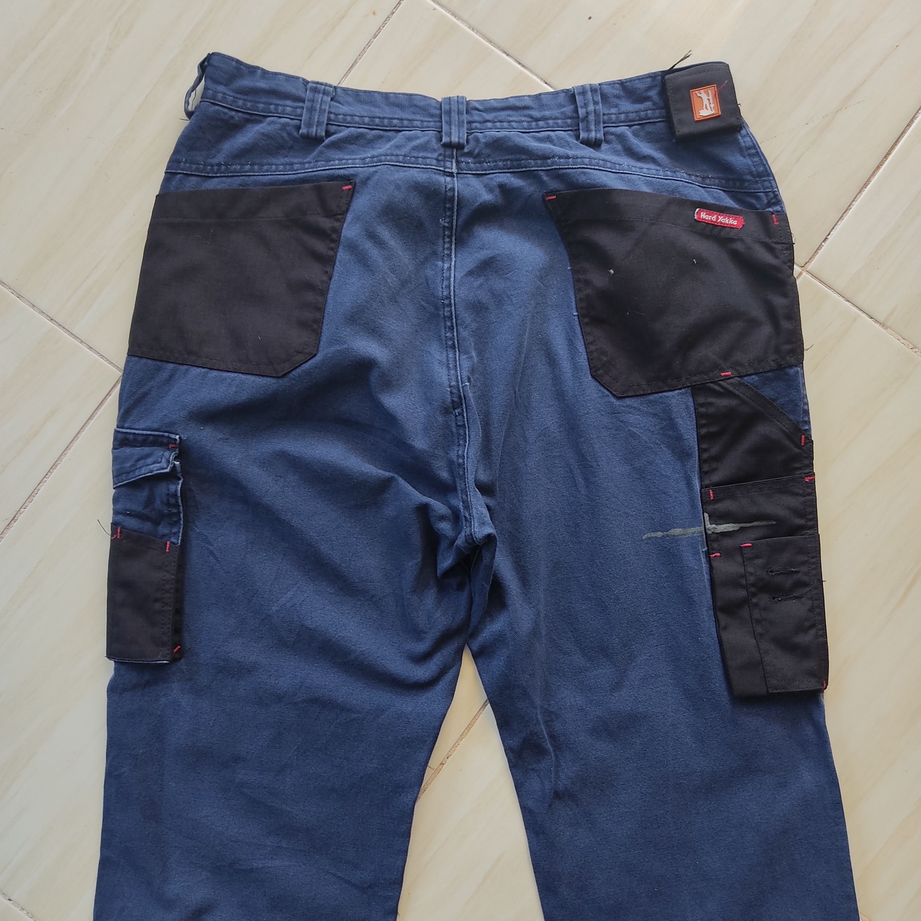 Japanese Brand 19 Multipocket Patchwork Hard Yakka Utility Cargo Pant Size US 34 / EU 50 - 13 Thumbnail