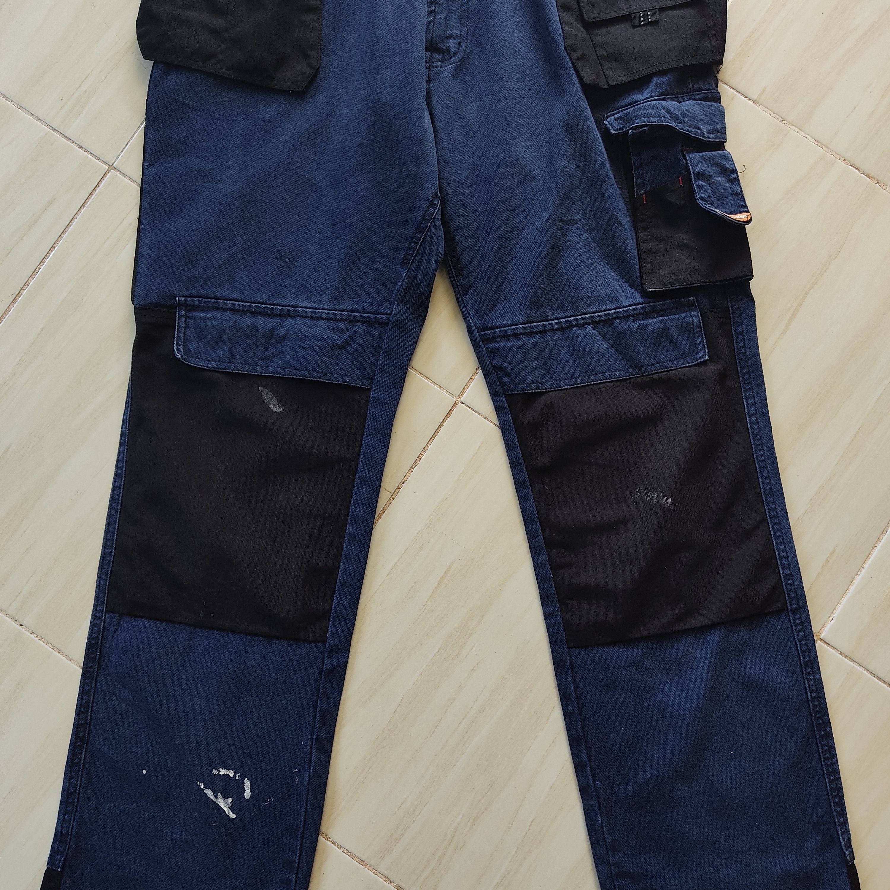 Japanese Brand 19 Multipocket Patchwork Hard Yakka Utility Cargo Pant Size US 34 / EU 50 - 4 Thumbnail