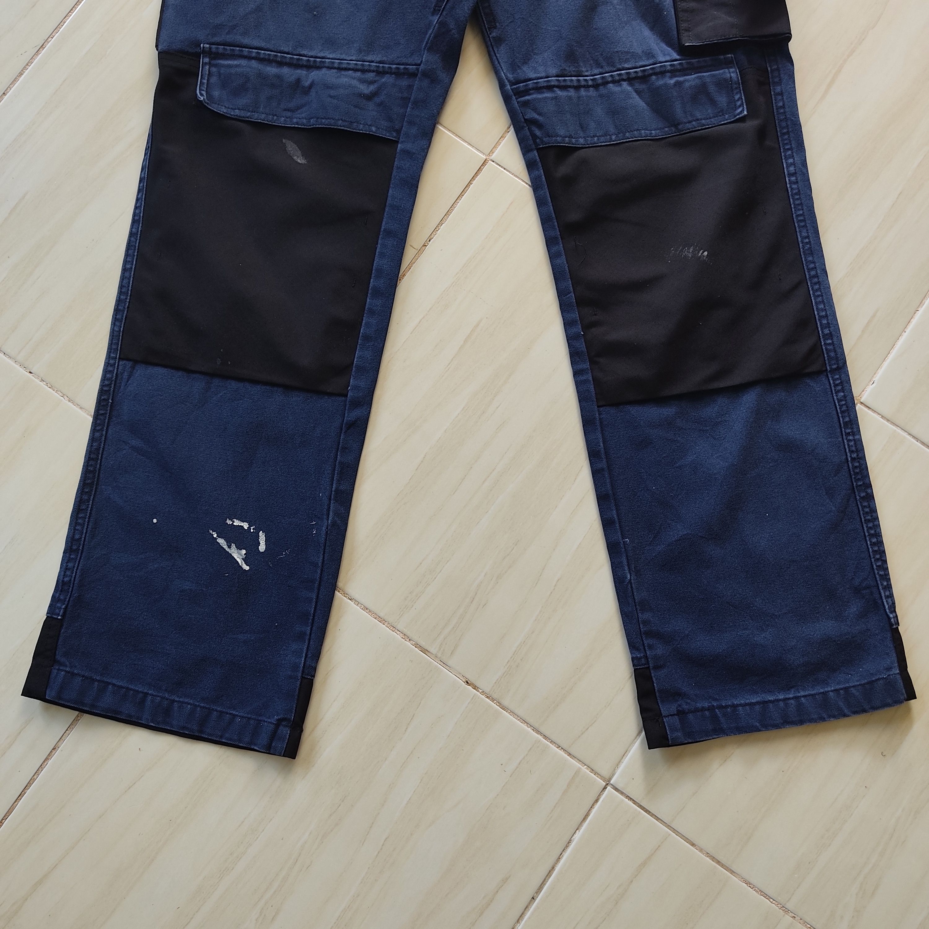 Japanese Brand 19 Multipocket Patchwork Hard Yakka Utility Cargo Pant Size US 34 / EU 50 - 5 Thumbnail