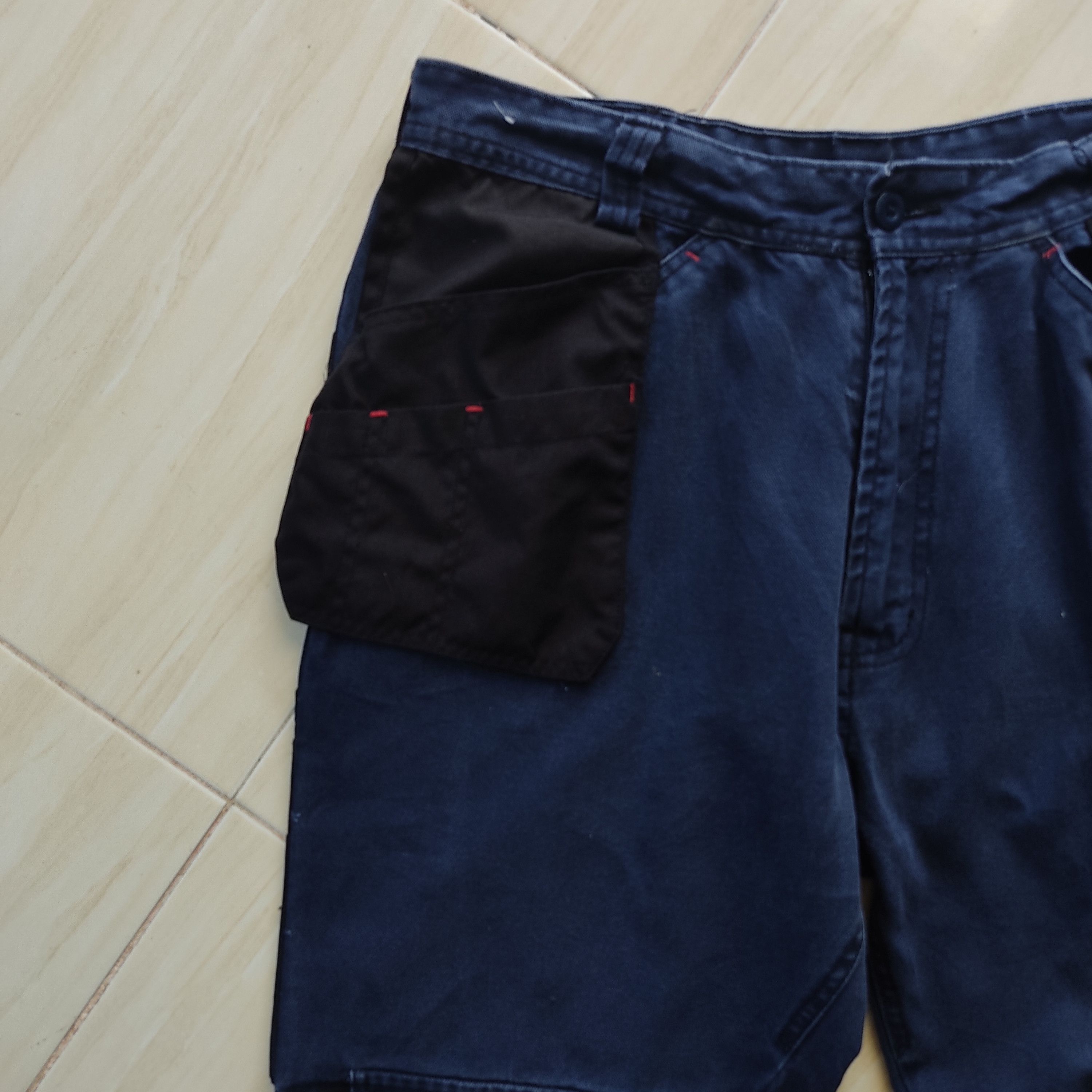 Japanese Brand 19 Multipocket Patchwork Hard Yakka Utility Cargo Pant Size US 34 / EU 50 - 6 Thumbnail