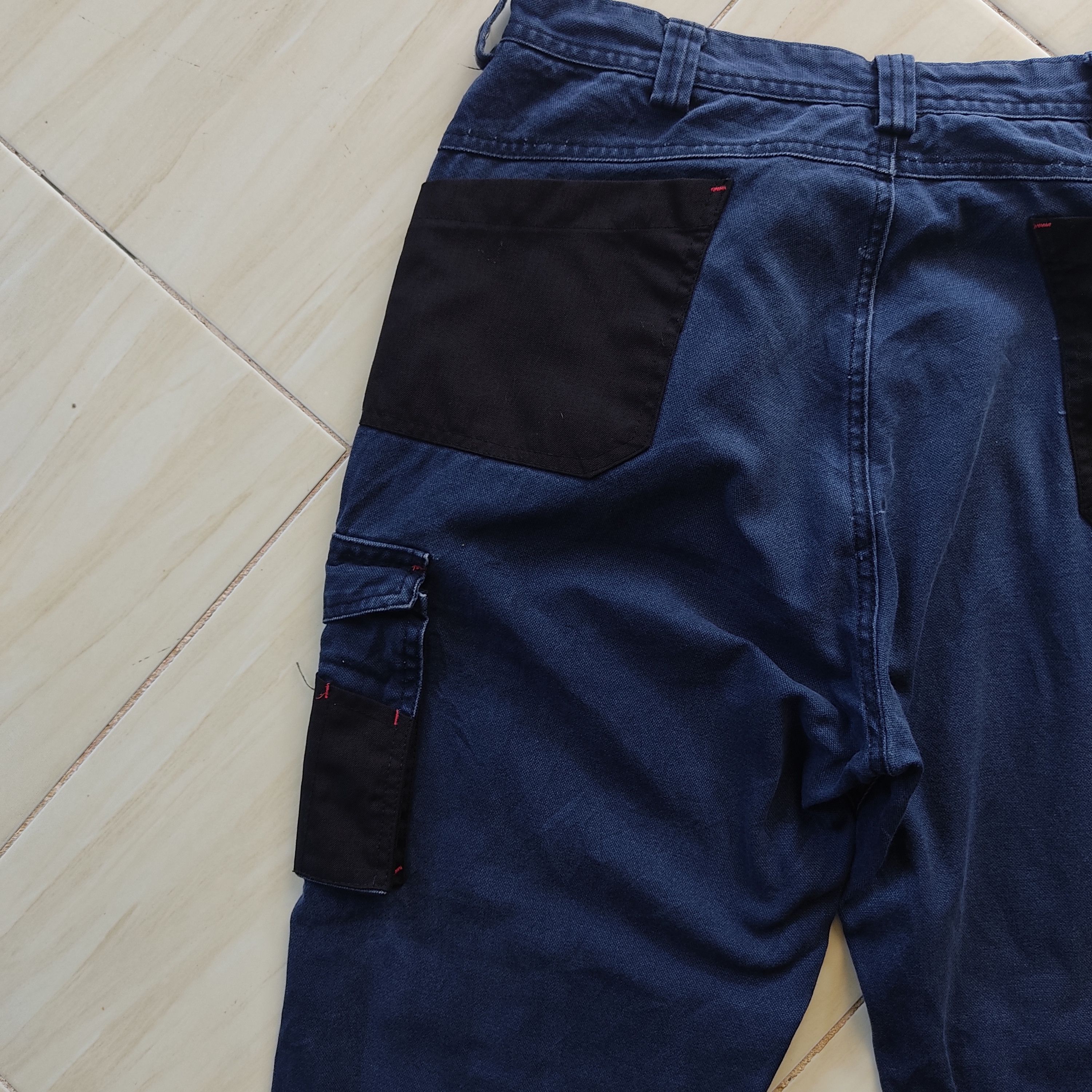 Japanese Brand 19 Multipocket Patchwork Hard Yakka Utility Cargo Pant Size US 34 / EU 50 - 15 Thumbnail