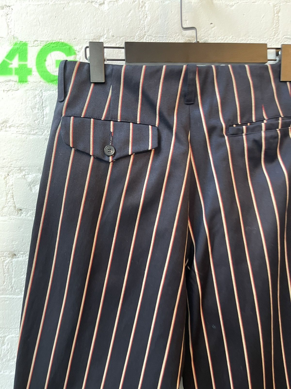 Enfants Riches Deprimes ERD SILK BLEND FULL STRIPE SUIT Size 38R - 20 Thumbnail