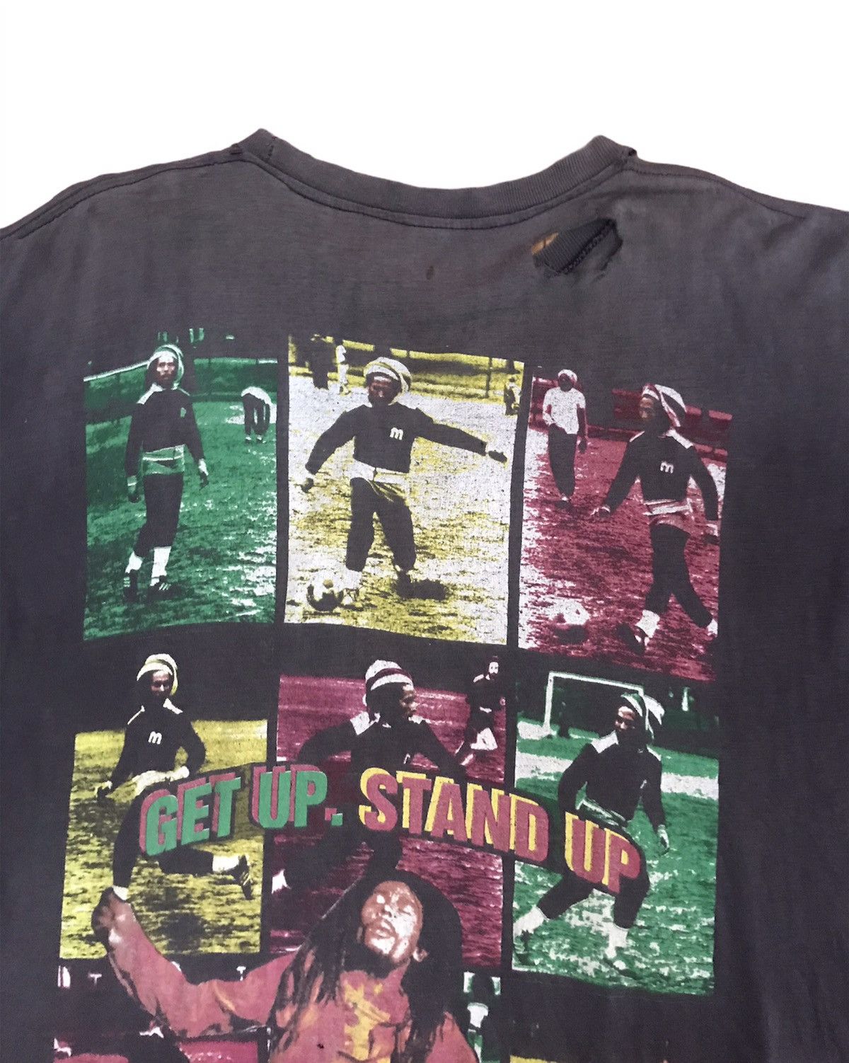 Bob Marley VERRY RARE VINTAGE DISTRESSED BOB MARLEY 50TH ANIVERSSARY Size US XL / EU 56 / 4 - 13 Thumbnail