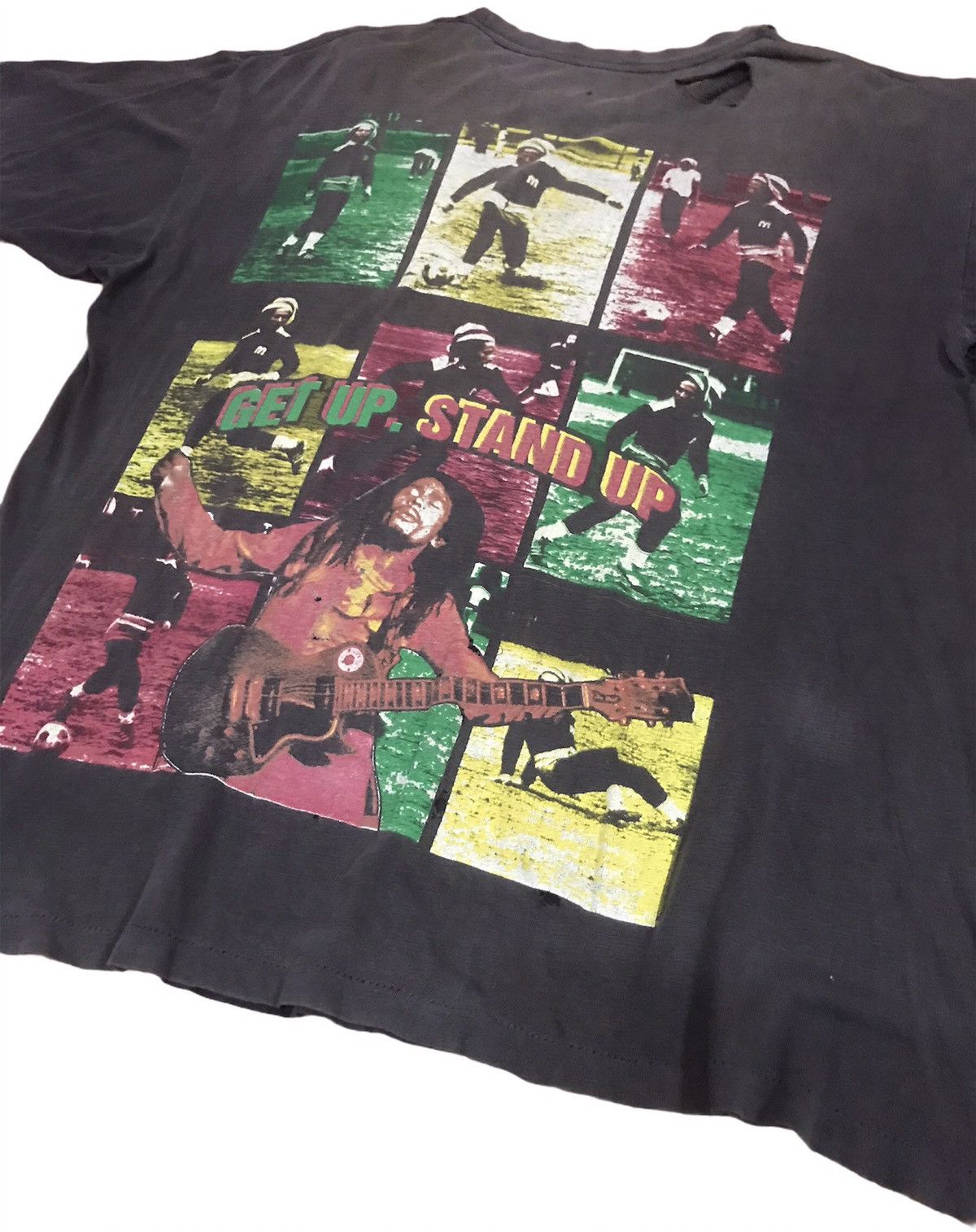 Bob Marley VERRY RARE VINTAGE DISTRESSED BOB MARLEY 50TH ANIVERSSARY Size US XL / EU 56 / 4 - 14 Thumbnail