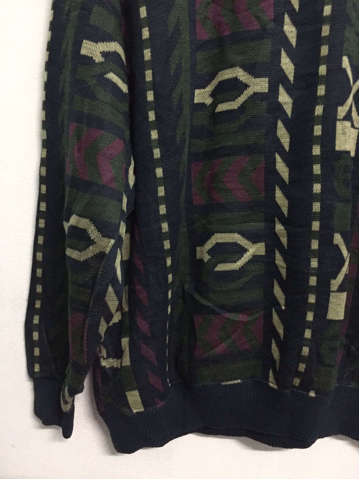 Japanese Brand Lindbergh Excellence Sweater Novajo Fullprint Made in Japan Size US L / EU 52-54 / 3 - 9 Thumbnail