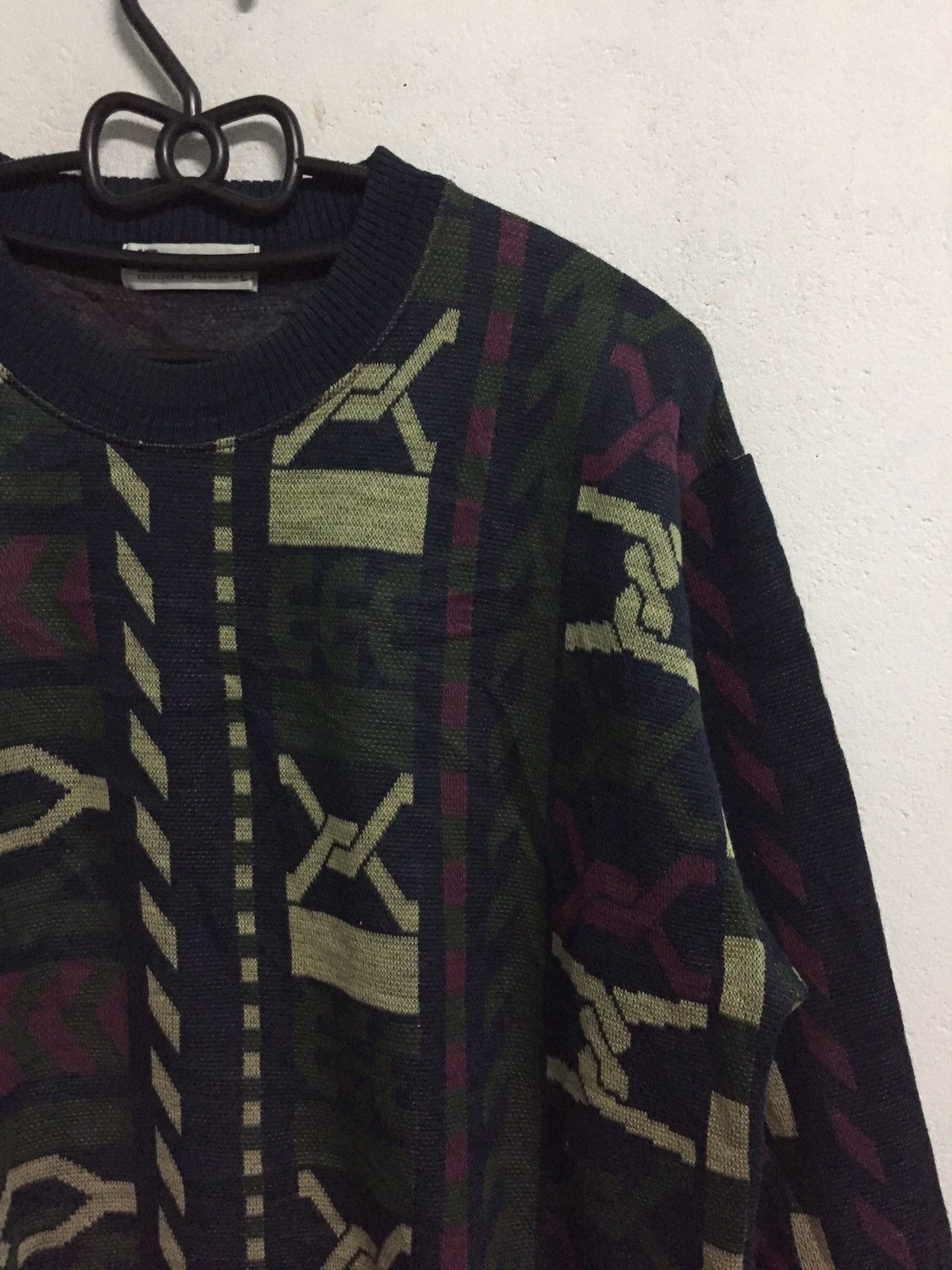 Japanese Brand Lindbergh Excellence Sweater Novajo Fullprint Made in Japan Size US L / EU 52-54 / 3 - 2 Thumbnail