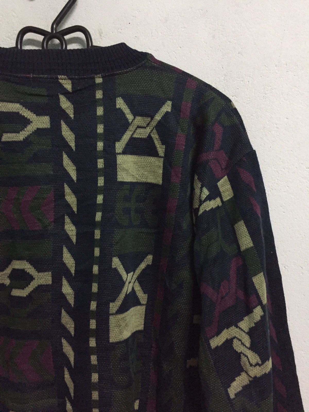 Japanese Brand Lindbergh Excellence Sweater Novajo Fullprint Made in Japan Size US L / EU 52-54 / 3 - 7 Thumbnail