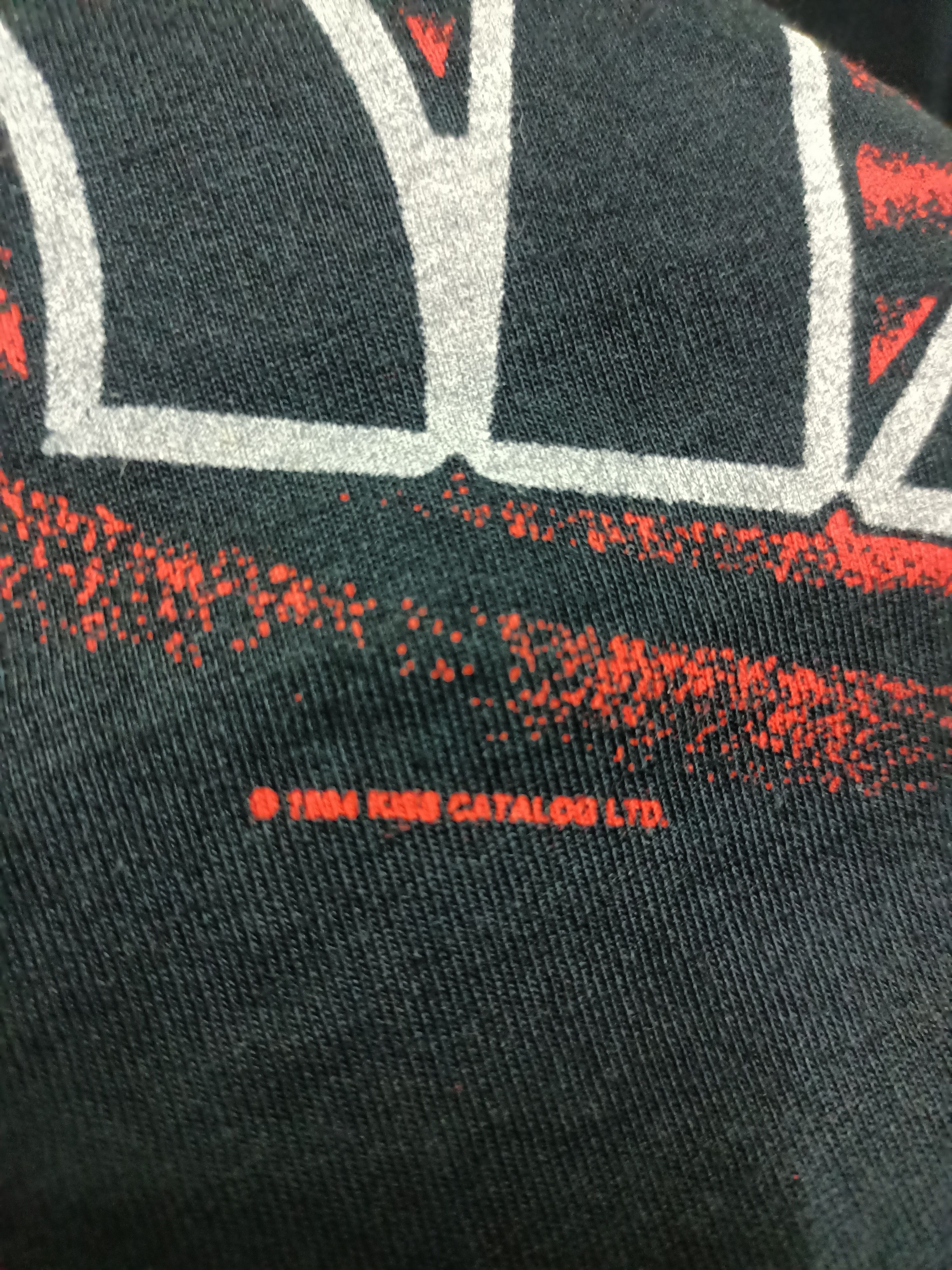 Band Tees Vintage 90s Kiss Catalog Ltd Band t-shirt by Top Heavy Size US XL / EU 56 / 4 - 4 Thumbnail