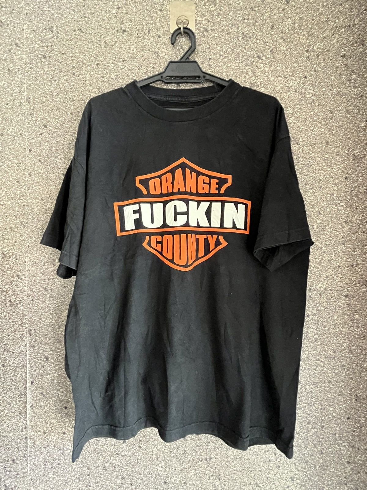 Image of Vintage Orange Fuckin Country Ft16 in Black, Men's (Size XL)