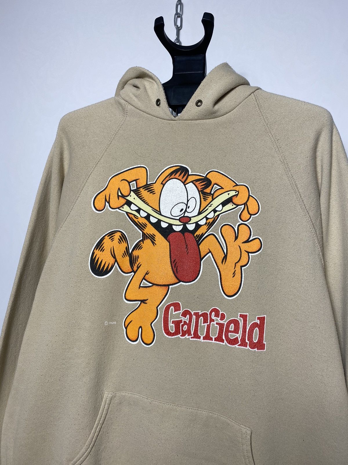 Vintage Vintage 90s Screen Stars Garfield Paws big logo hoodie Size US XL / EU 56 / 4 - 2 Thumbnail