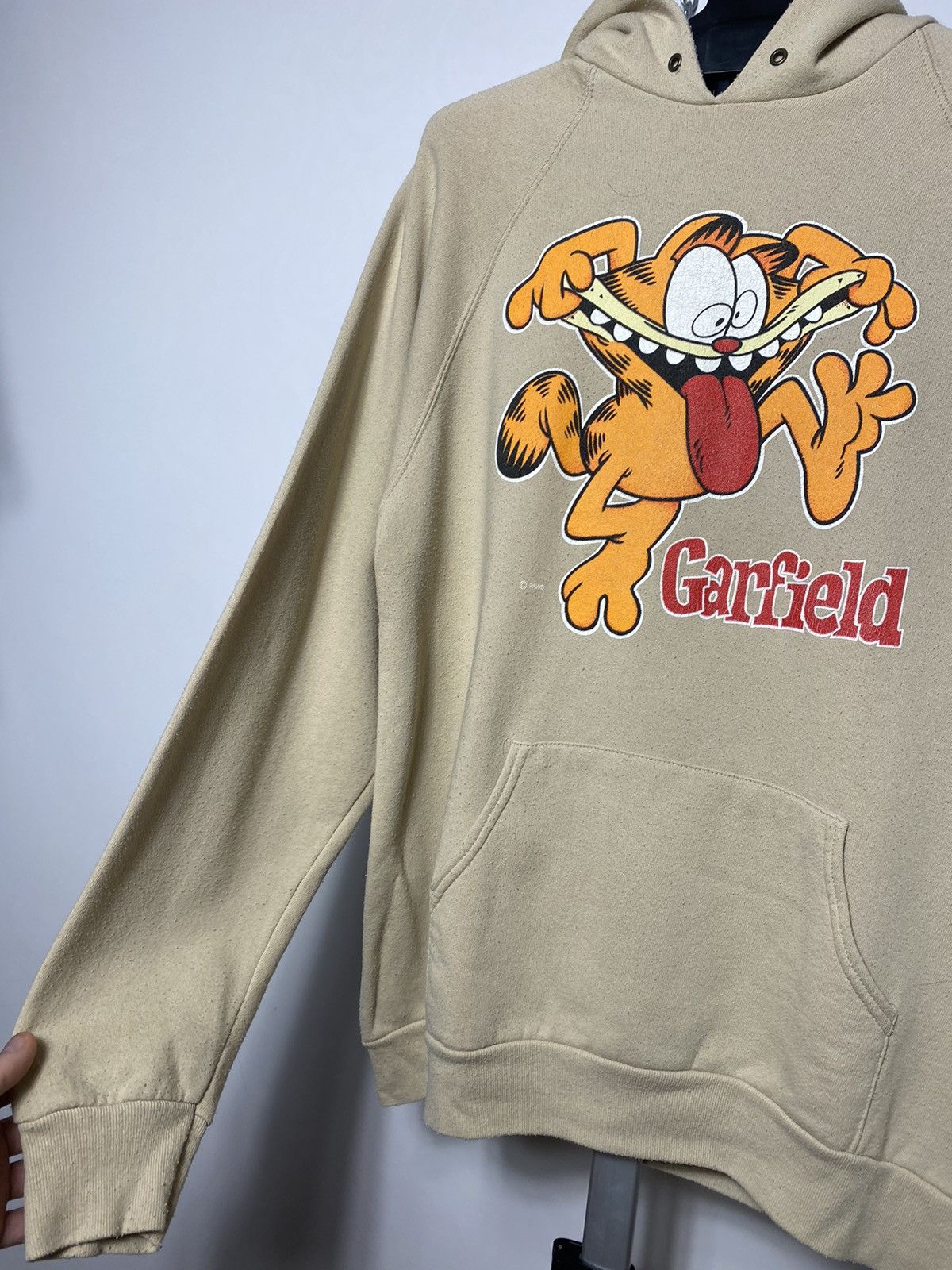 Vintage Vintage 90s Screen Stars Garfield Paws big logo hoodie Size US XL / EU 56 / 4 - 6 Thumbnail