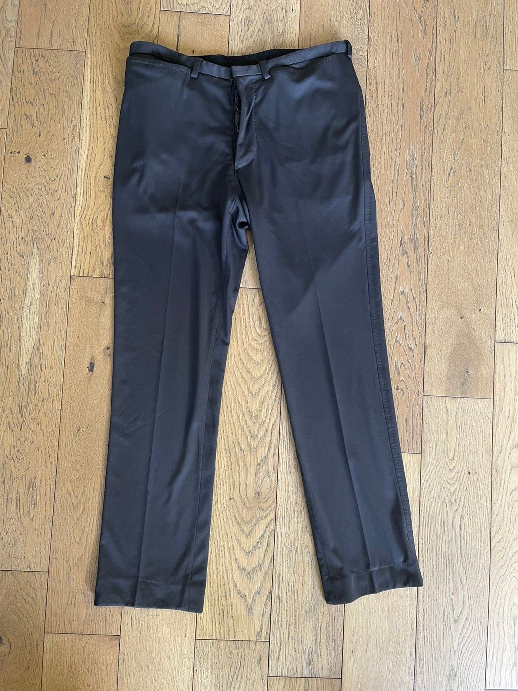 image of Carol Christian Poell Archive Polyester Polyurethan A/w Fall 96-97 Pants Size 46 in Charcoal Grey