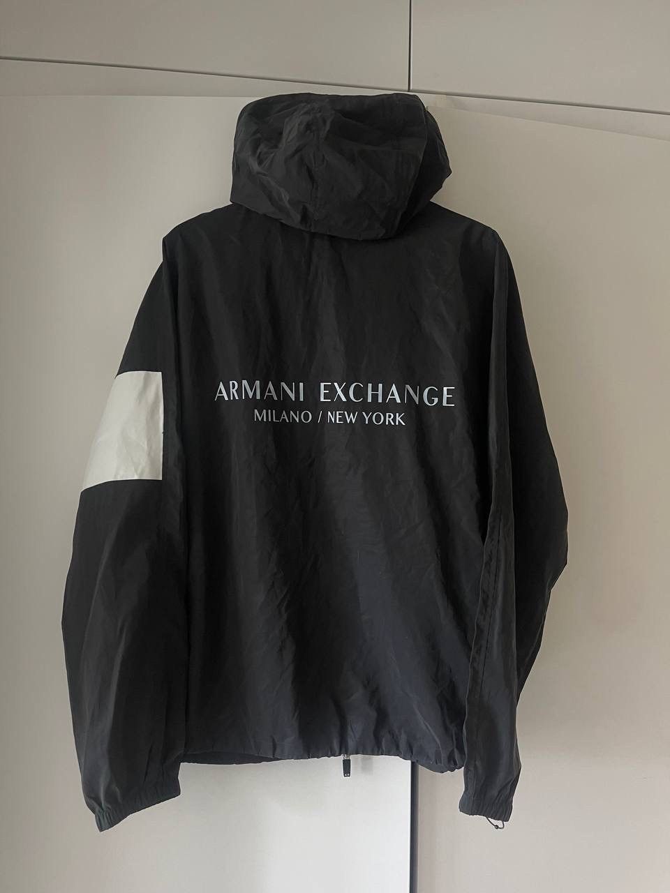 Armani exchange reflective jacket best sale