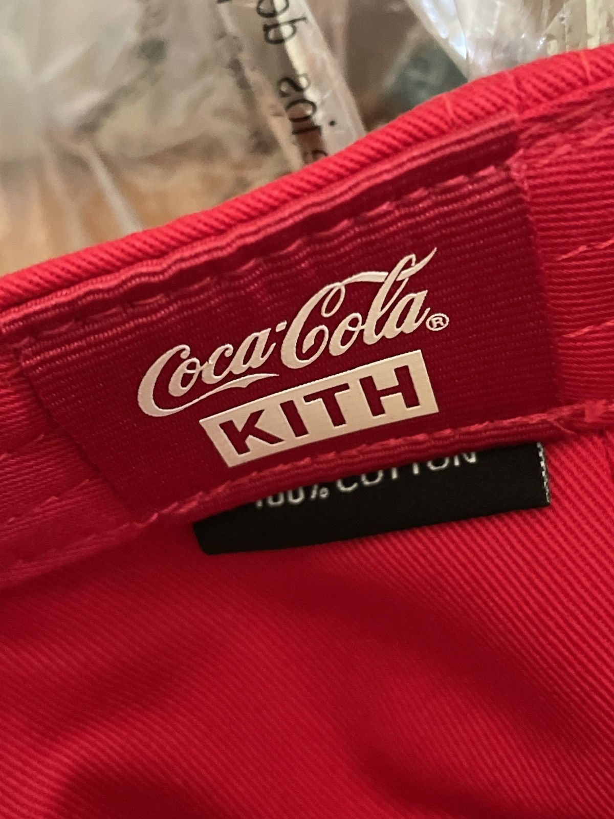 Coca Cola × Kith Kith Coca Cola Classic Script Logo Hat Size ONE SIZE - 4 Thumbnail