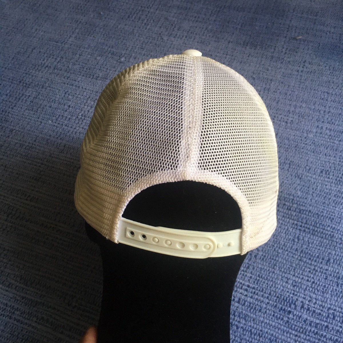 Japanese Brand stencil logo white hat Size ONE SIZE - 3 Thumbnail