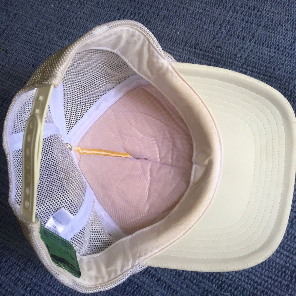 Japanese Brand stencil logo white hat Size ONE SIZE - 7 Thumbnail