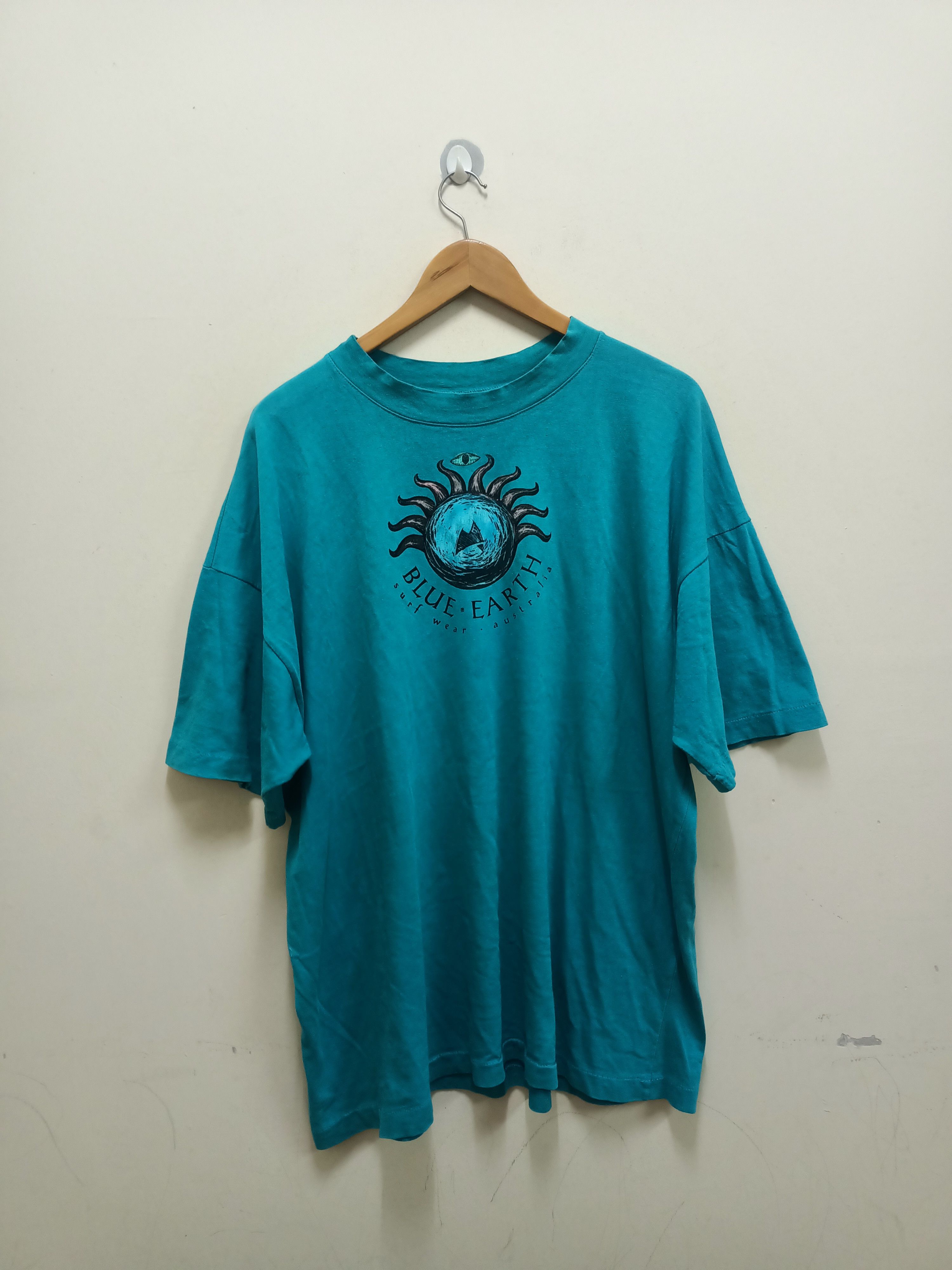 Vintage Vintage Rare Blue Earth Australia Surf Wear Size US XL / EU 56 / 4 - 3 Thumbnail