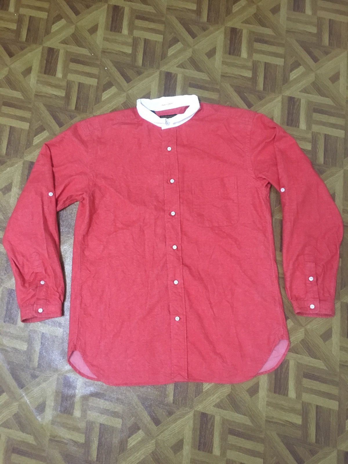 Japanese Brand small collar shirt Size US L / EU 52-54 / 3 - 1 Thumbnail