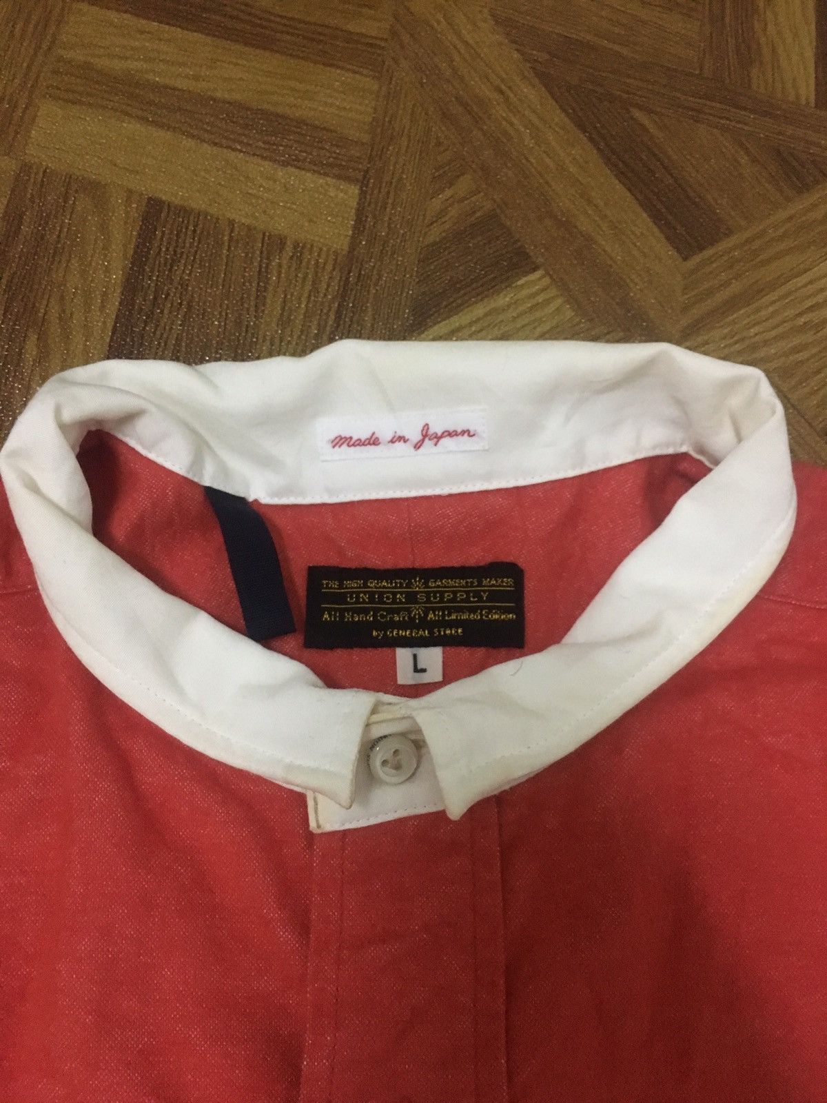 Japanese Brand small collar shirt Size US L / EU 52-54 / 3 - 3 Thumbnail