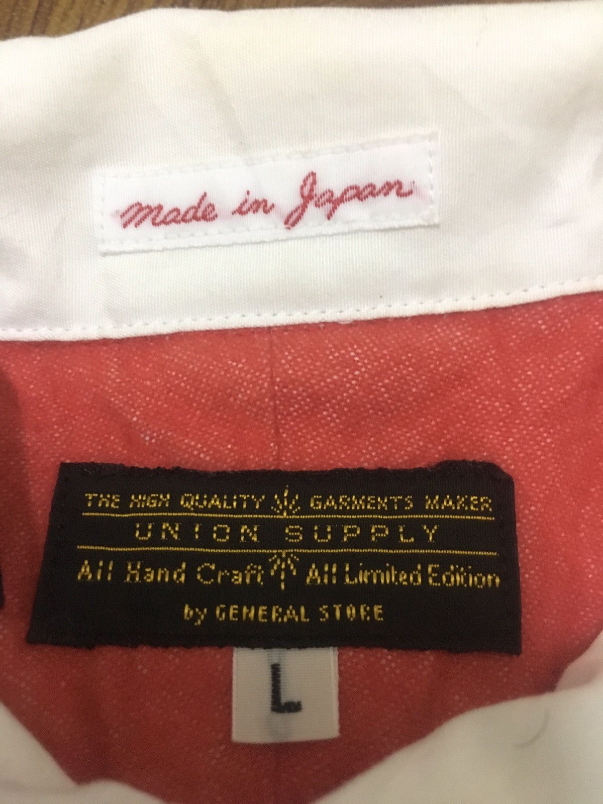 Japanese Brand small collar shirt Size US L / EU 52-54 / 3 - 4 Thumbnail