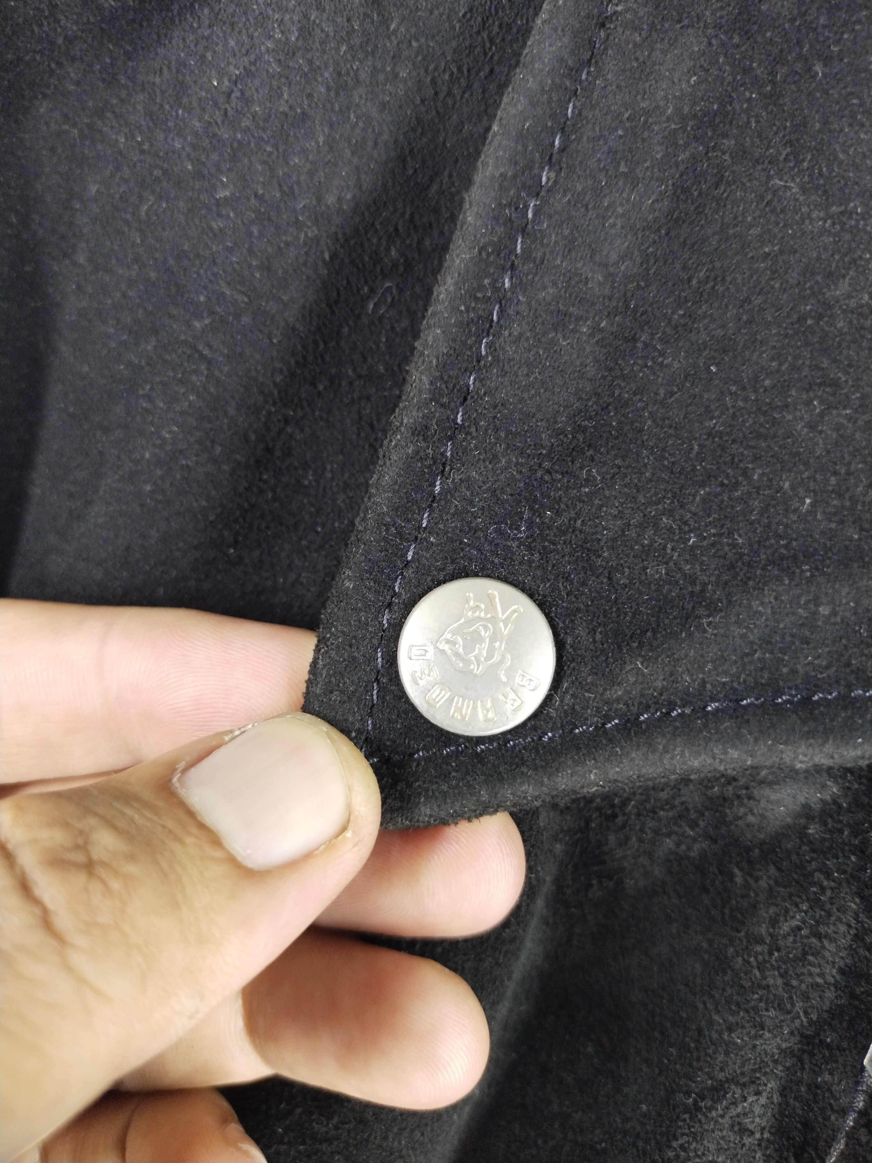 Branded Leather Vintage Branded Leather Garments Double Collar Jacket Size US M / EU 48-50 / 2 - 14 Thumbnail
